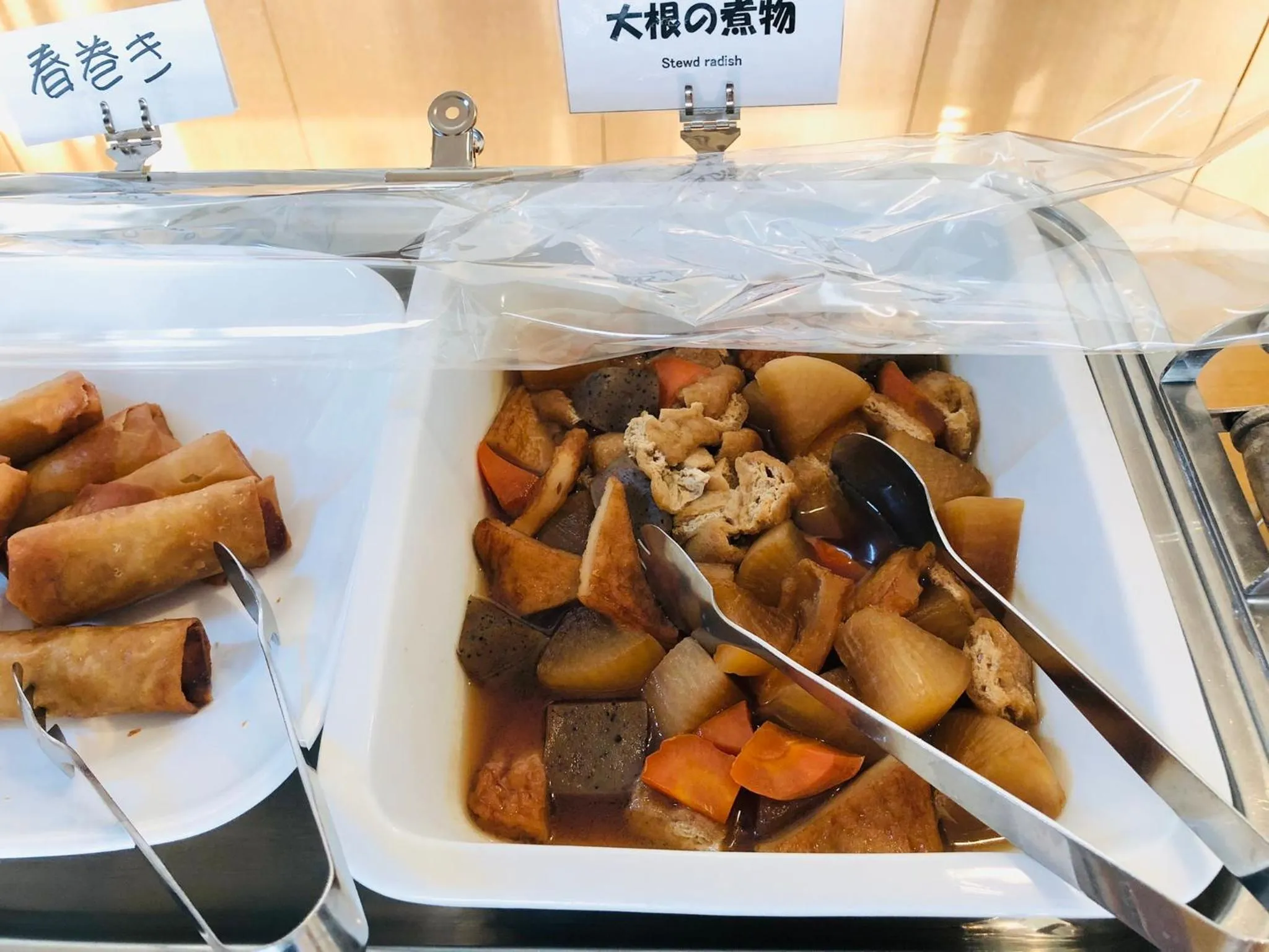 Buffet breakfast in Smile Hotel Tomakomai