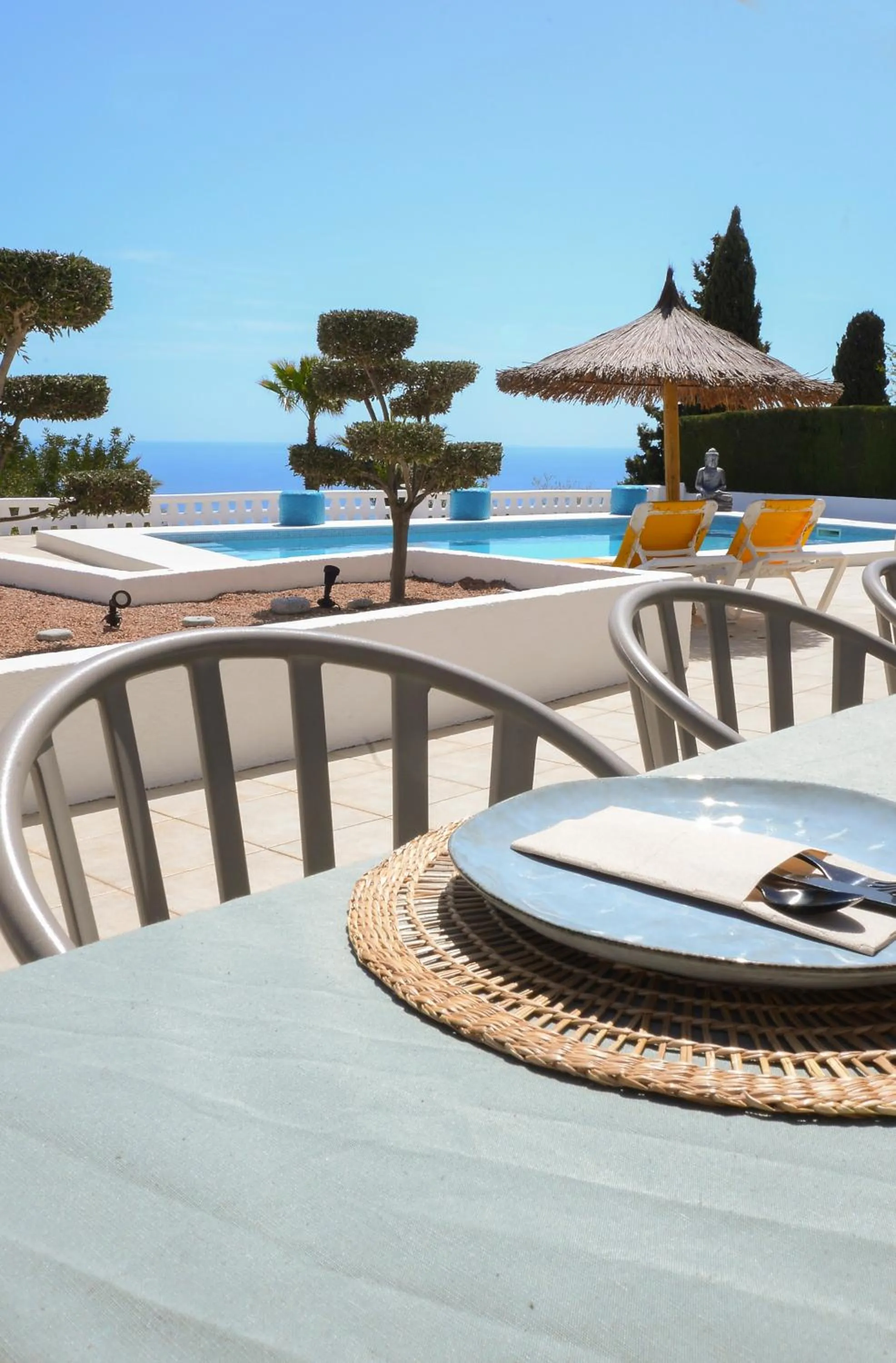 Garden view in Casa Pedramala