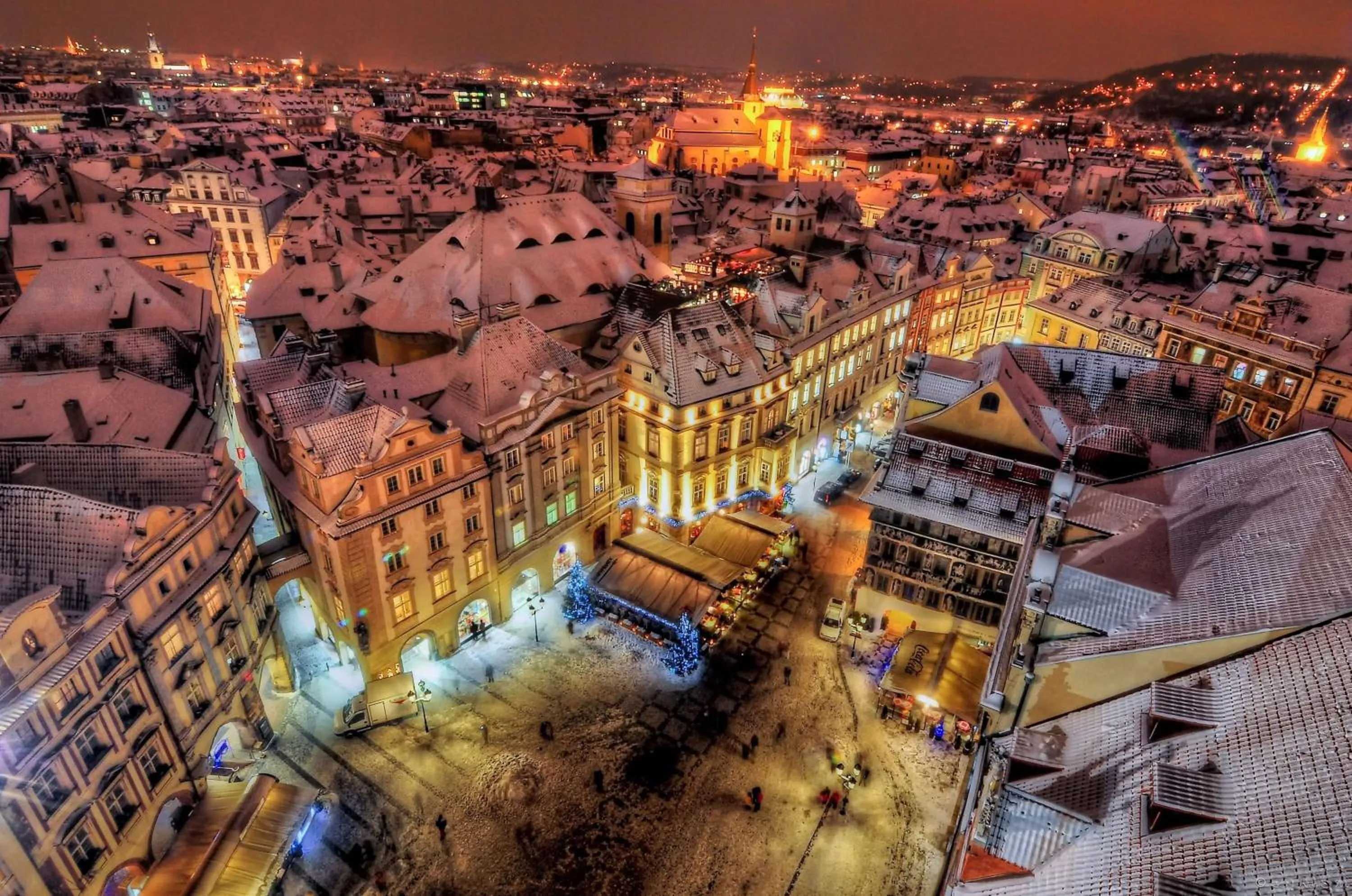 City view in APT in Prague Charles Bridge 1km by Michal&Friends