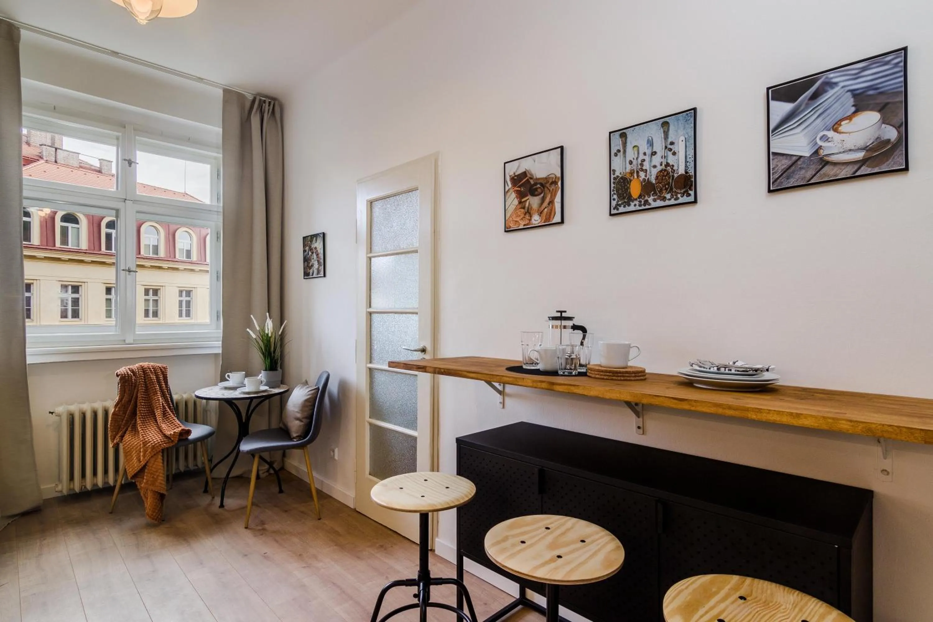 Dining area in APT in Prague Charles Bridge 1km by Michal&Friends