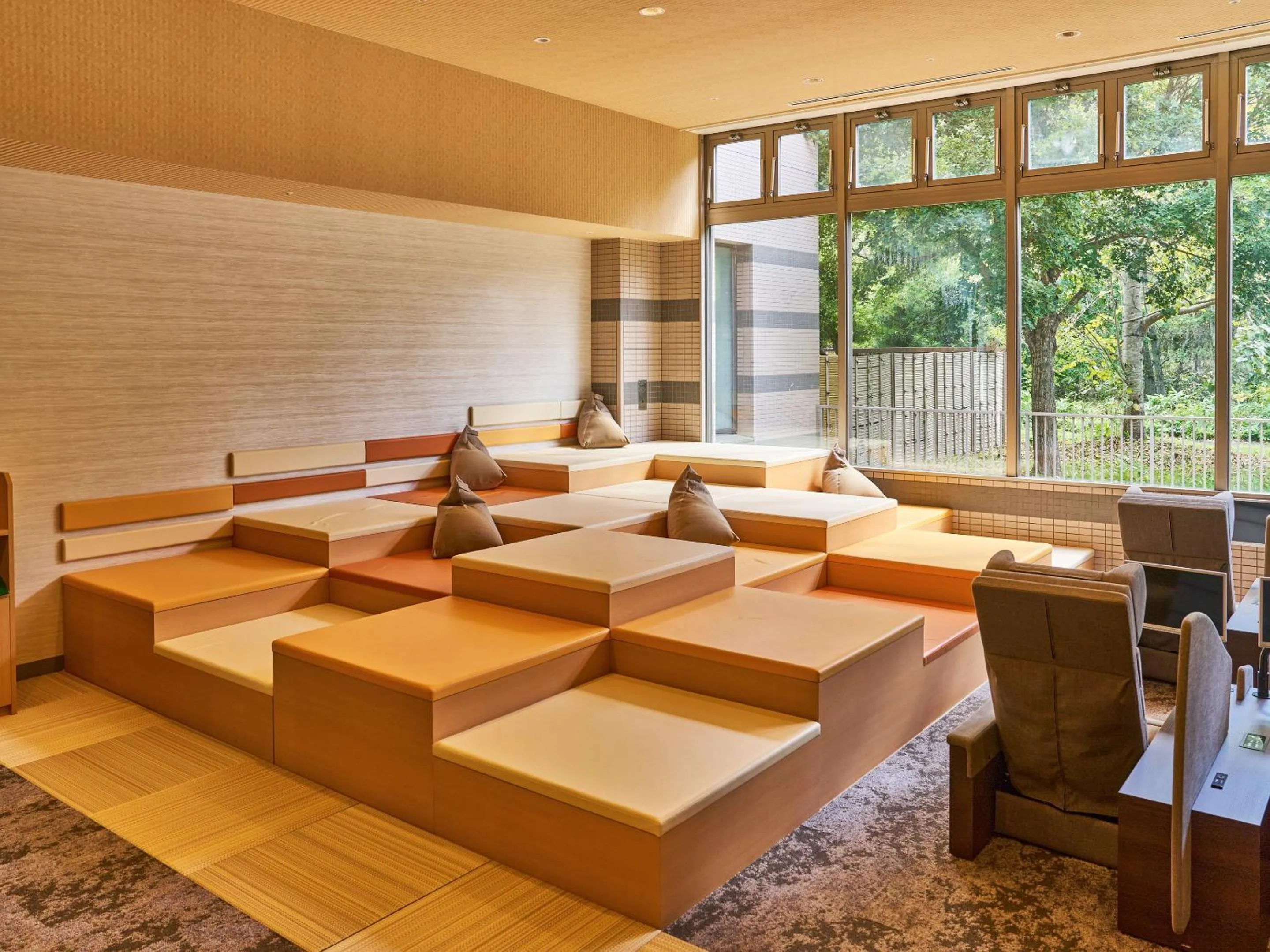 Bed in LiVEMAX RESORT Hakodate Greenpia Onuma