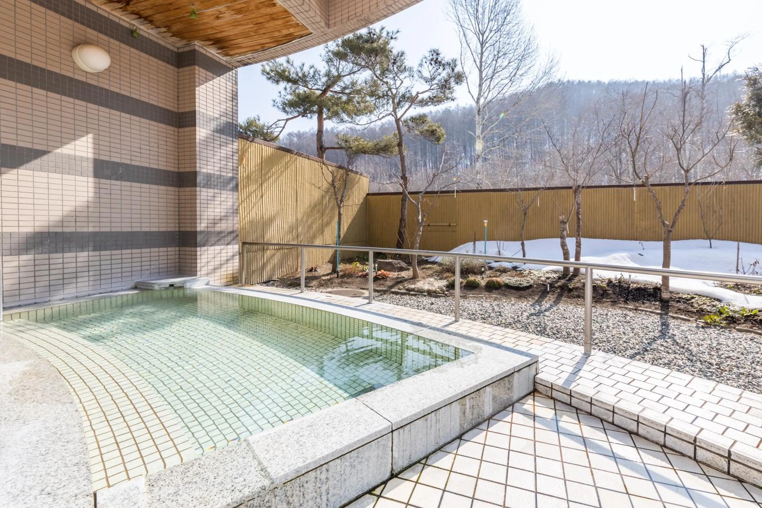 Open Air Bath in LiVEMAX RESORT Hakodate Greenpia Onuma