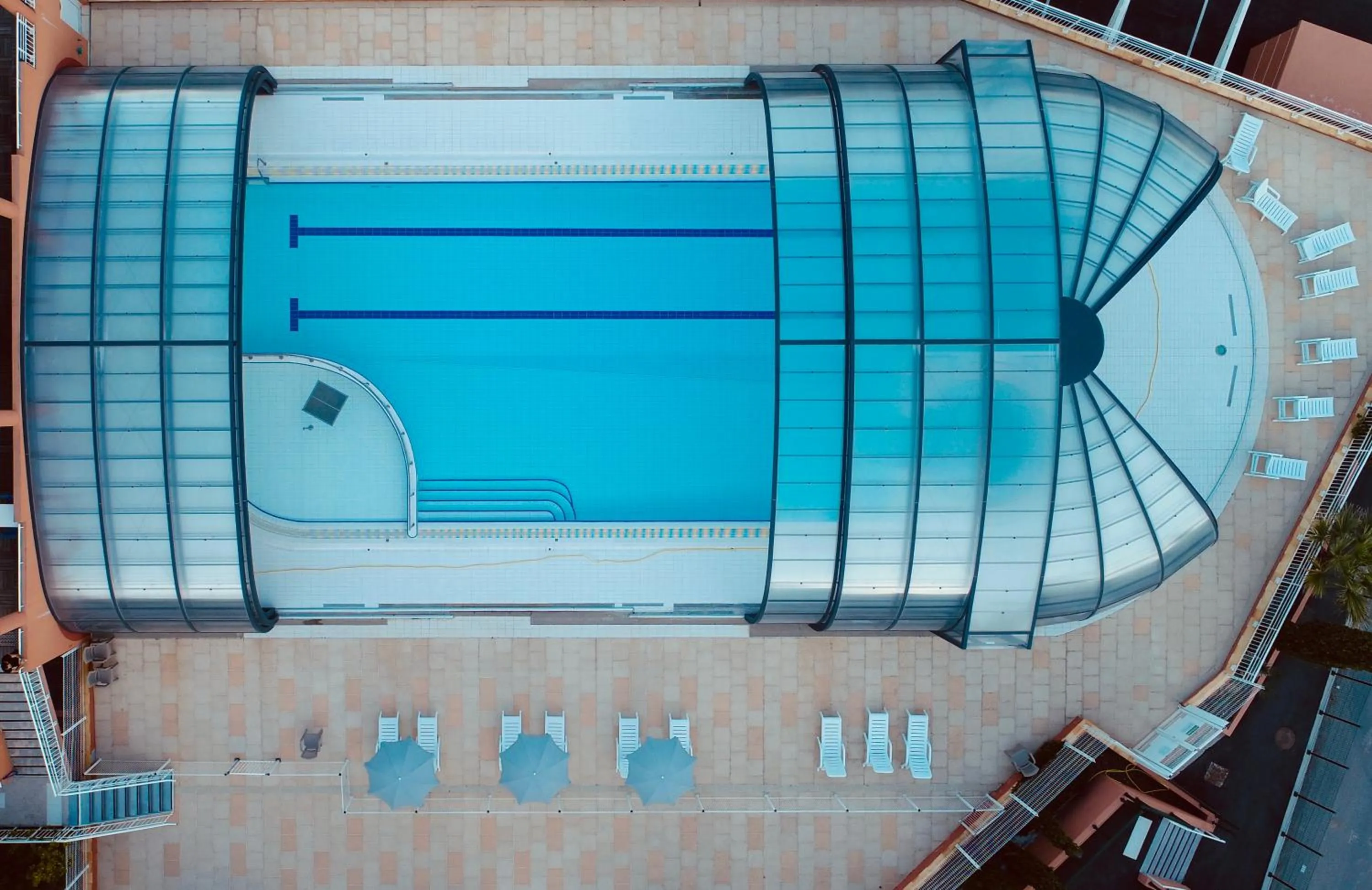 Pool view in Résidence Vacances - Azureva Roquebrune-Cap-Martin