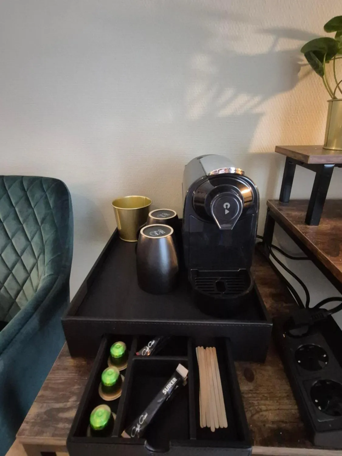 Coffee/tea facilities in Hotel Restaurant 't Trefpunt