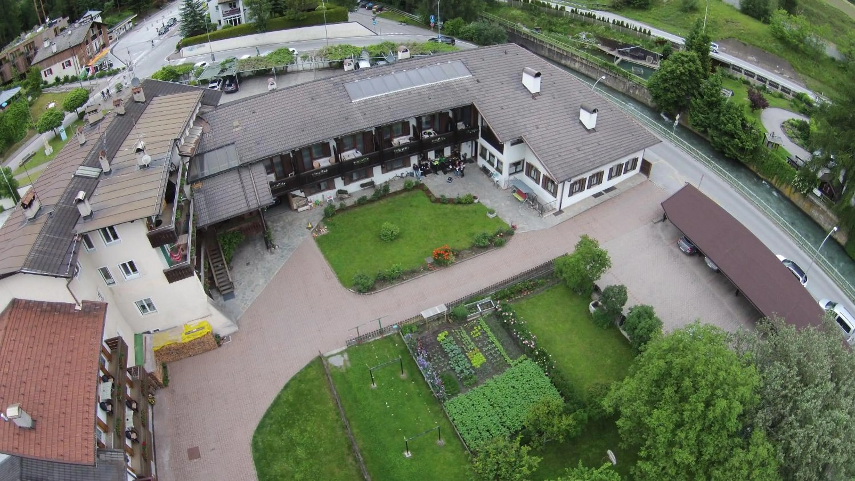 Bird's eye view in Residence die Färbe