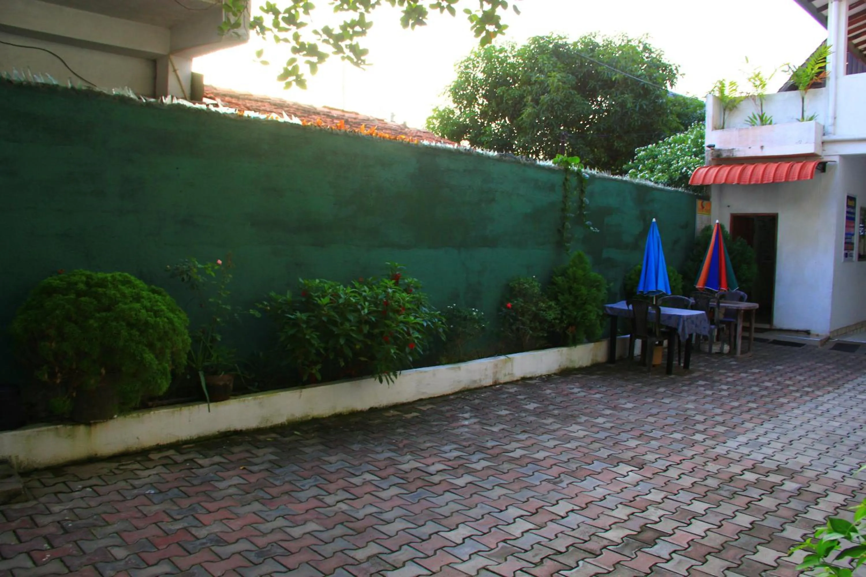 Garden in Shanith Guesthouse Negombo , beach road