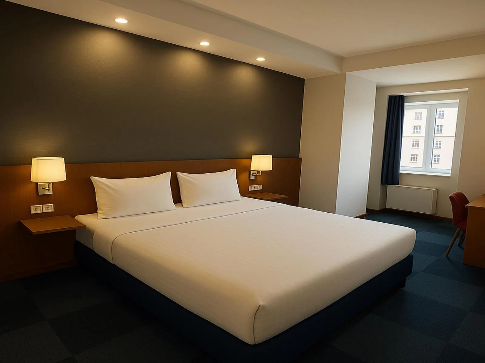 Bed in Taxim Express Bosphorus Hotel