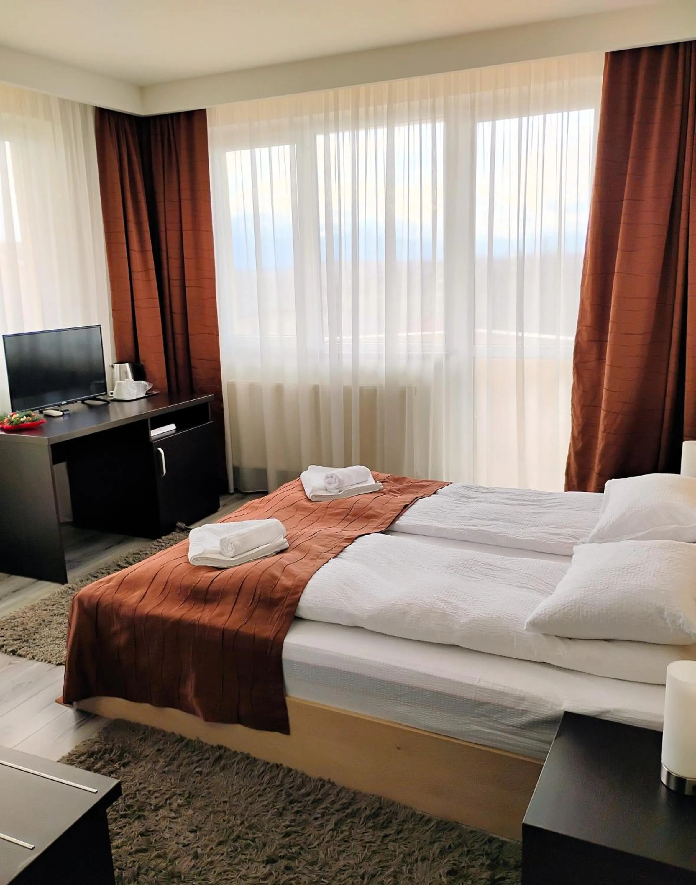 TV and multimedia, Bed in Pensiunea Carmen - Bikers Friendly Nest