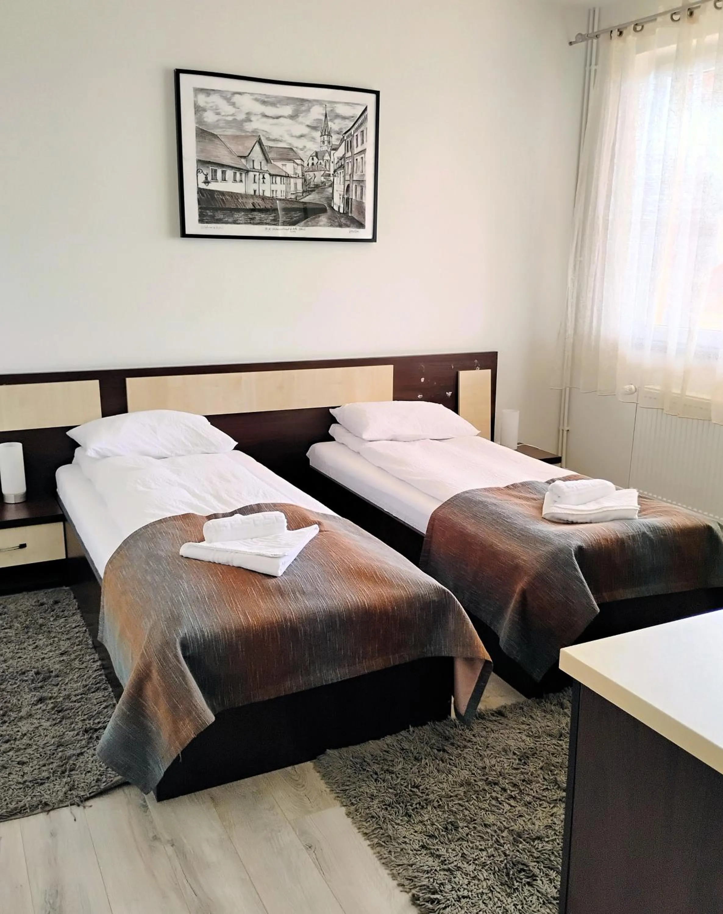 Decorative detail, Bed in Pensiunea Carmen - Bikers Friendly Nest