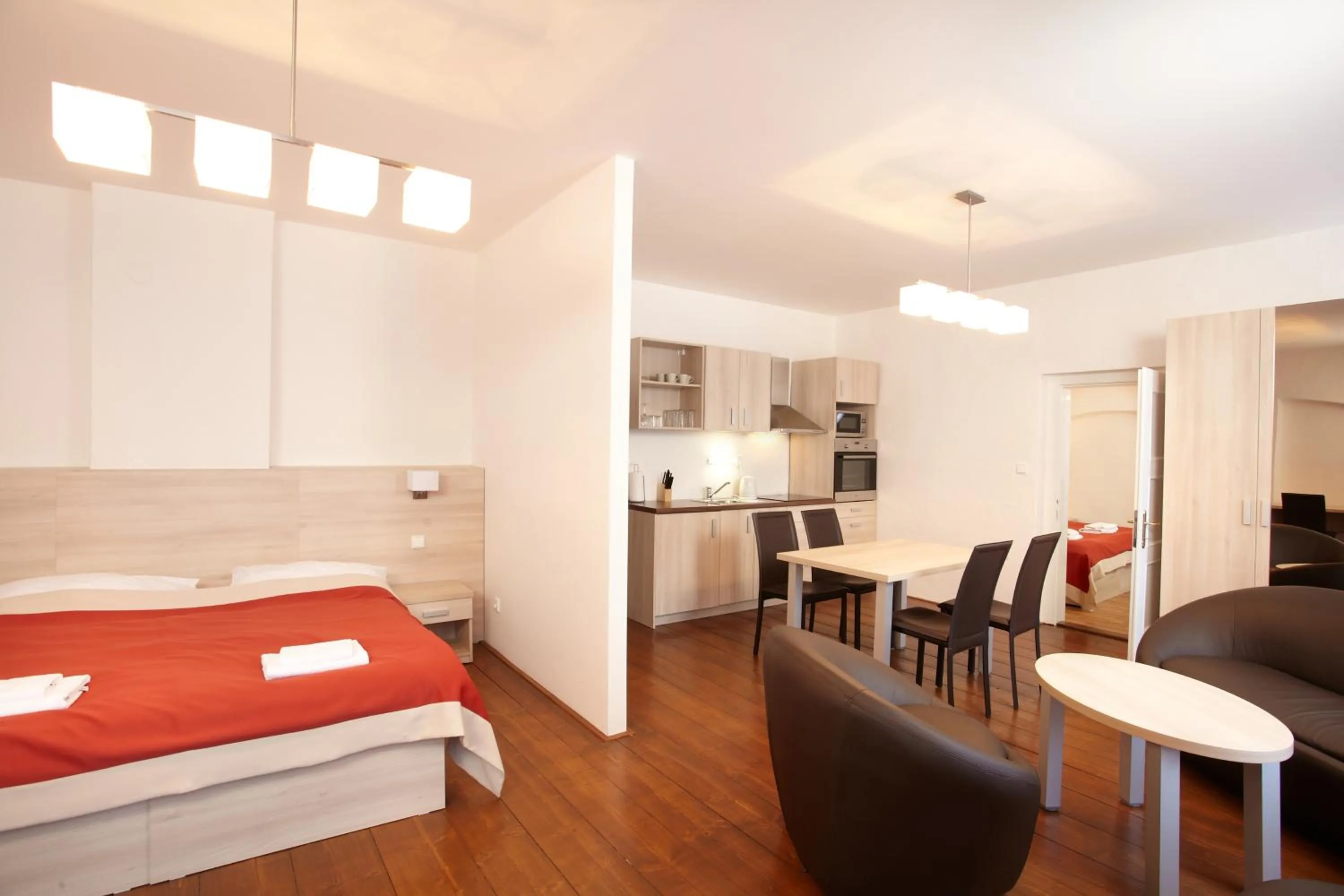 One-Bedroom Apartment (4 Adults) in Residence Muzeum Vltavínů