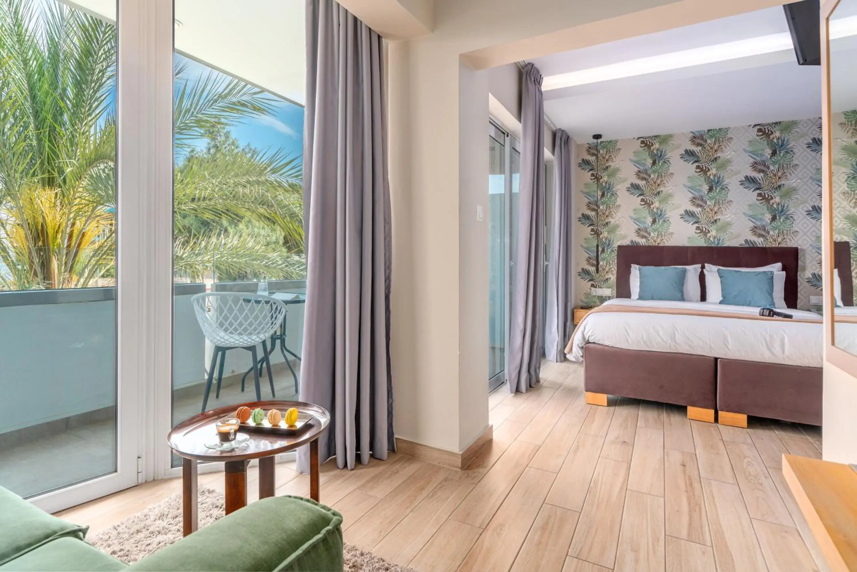 Queen Suite with Balcony & Side Sea View in Maison 66, Riviera Hotels Queen Suite with Balcony & Side Sea View in Maison 66, Riviera Hotels