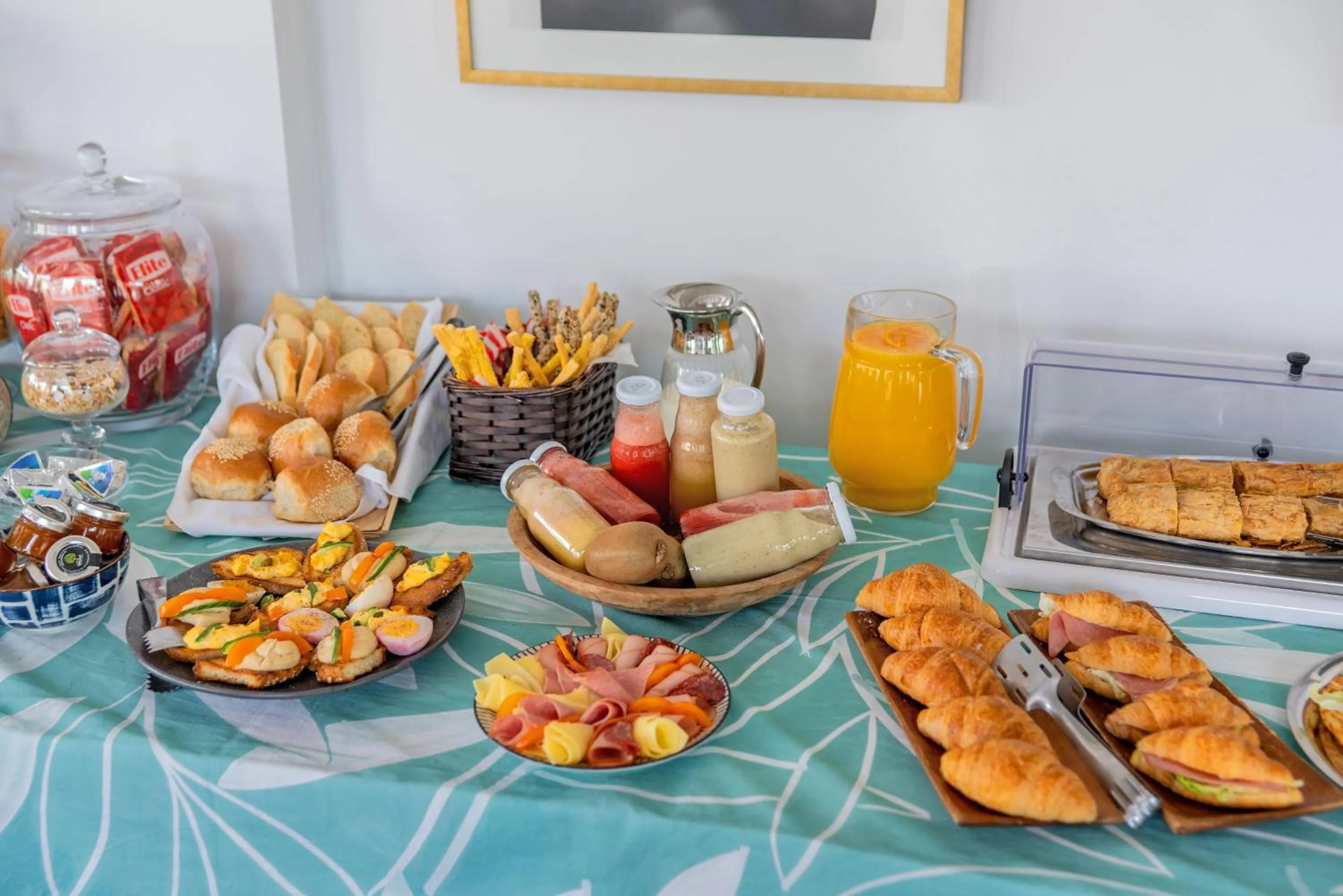 Buffet breakfast in Maison 66, Riviera Hotels
