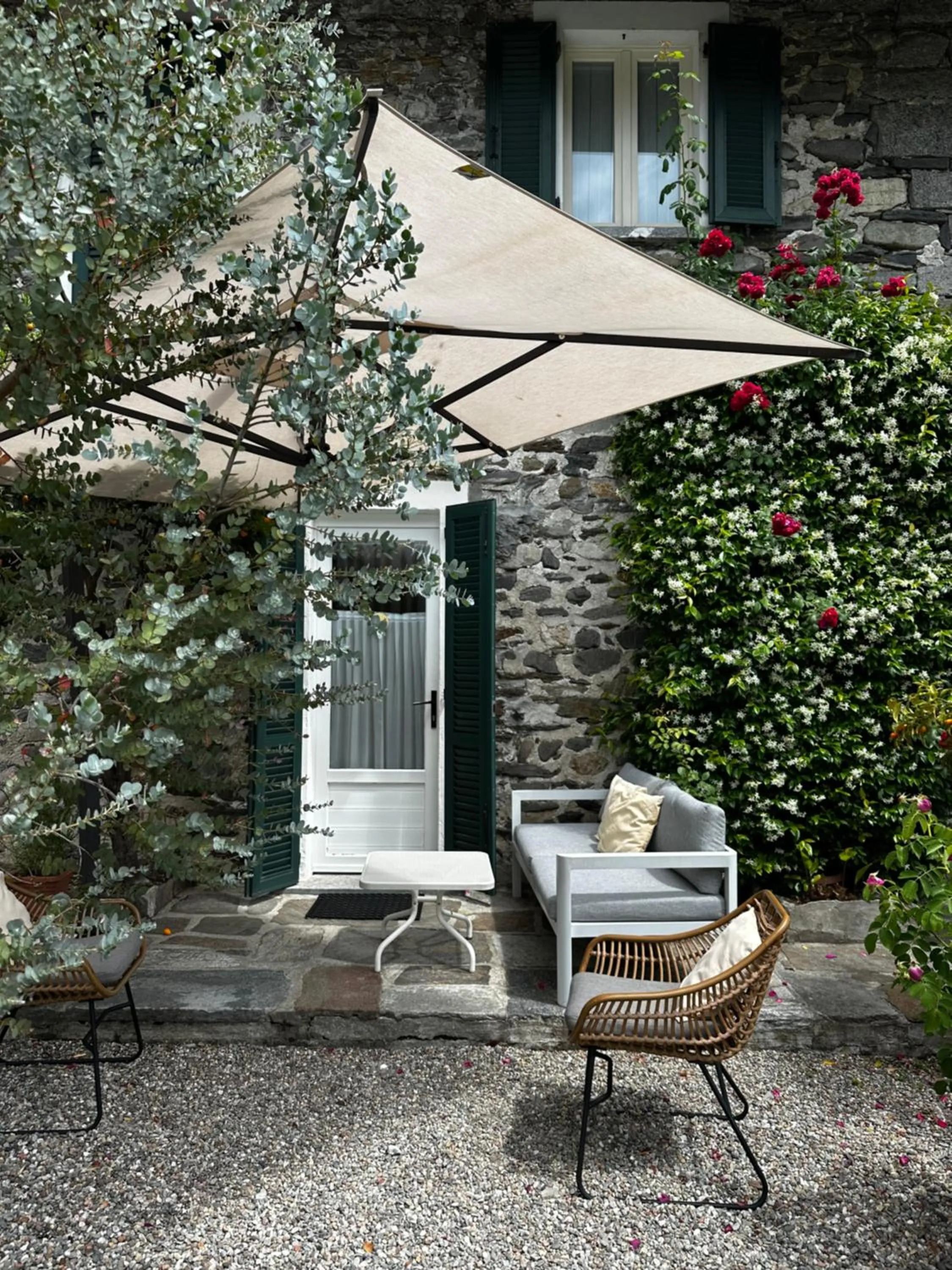 Garden in Hotel Antica Stallera