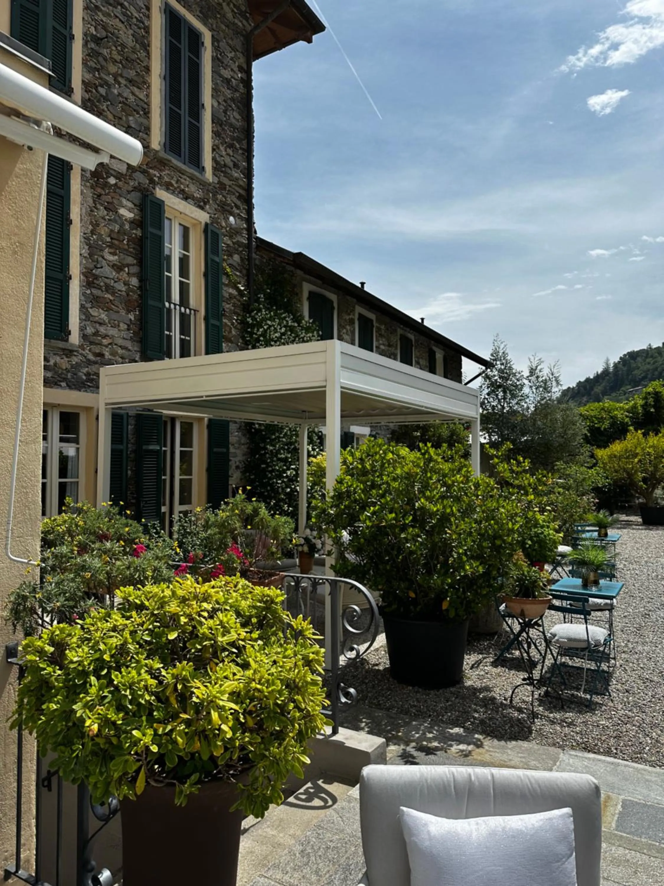 Patio in Hotel Antica Stallera
