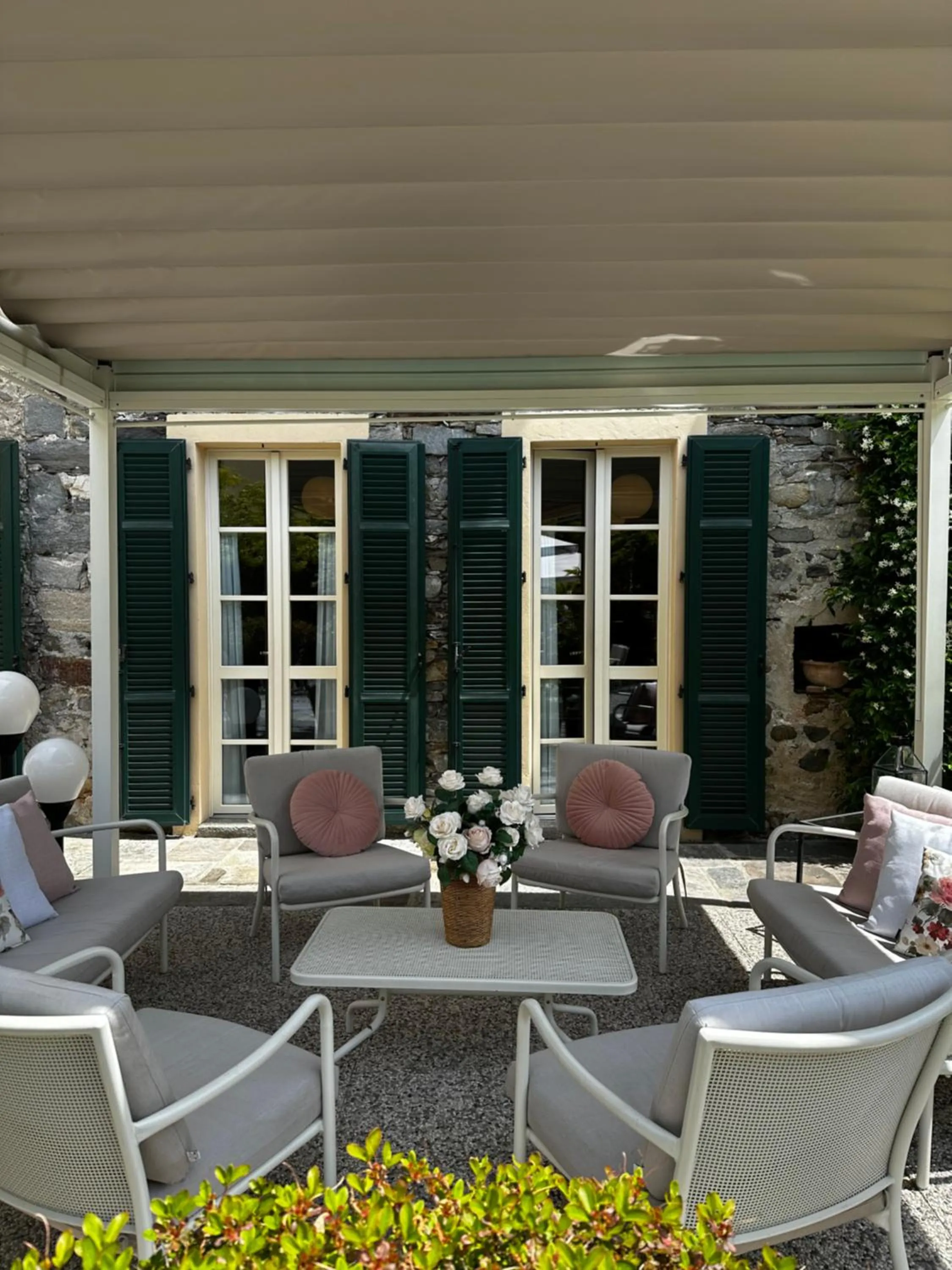 Patio in Hotel Antica Stallera