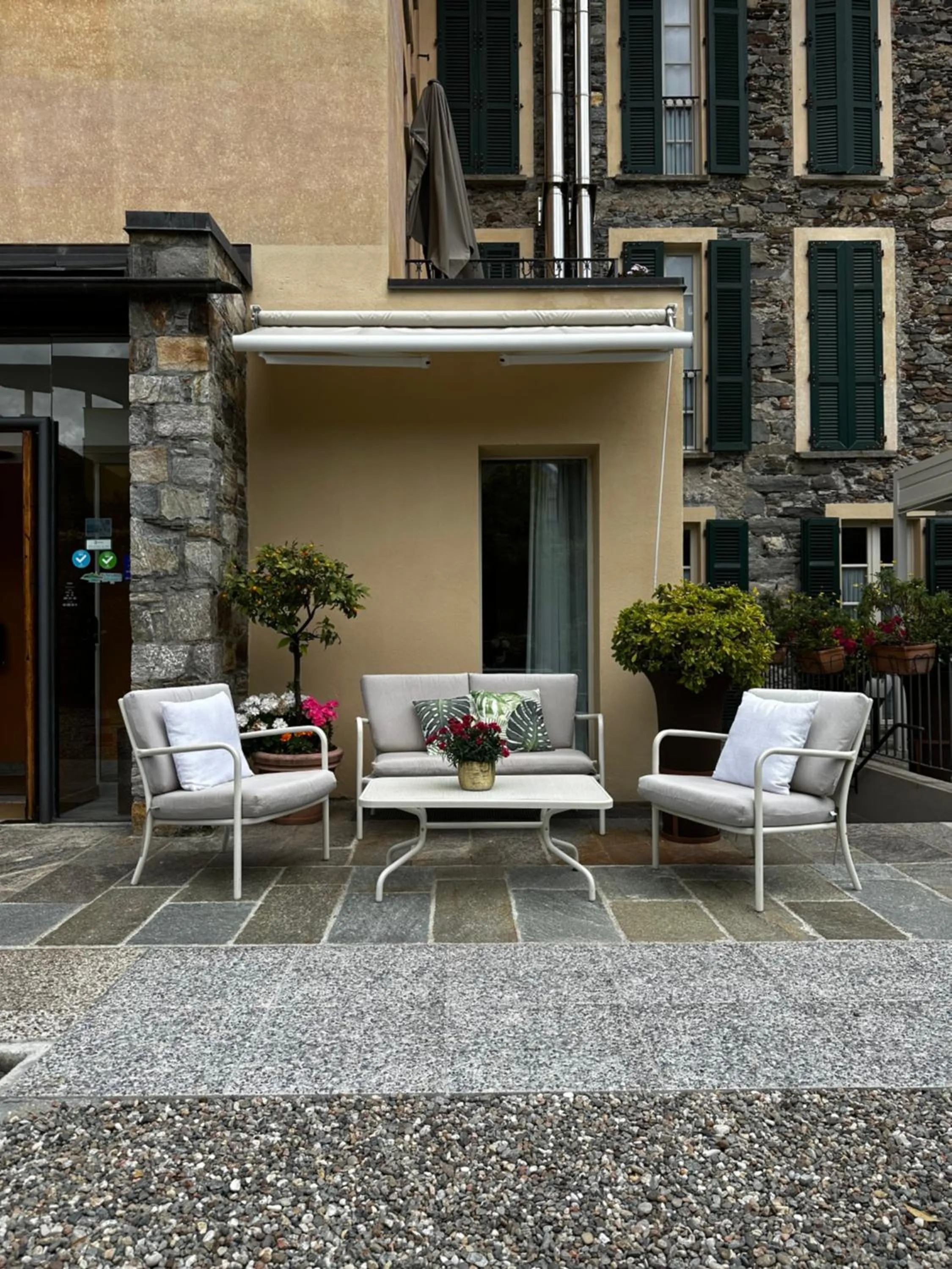 Patio in Hotel Antica Stallera