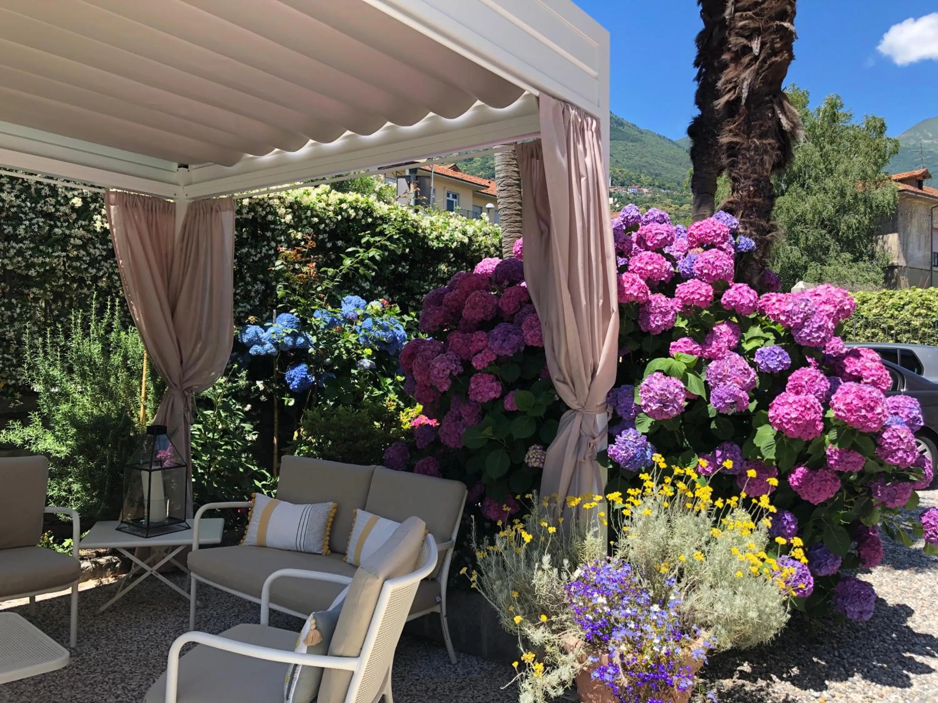 Patio in Hotel Antica Stallera