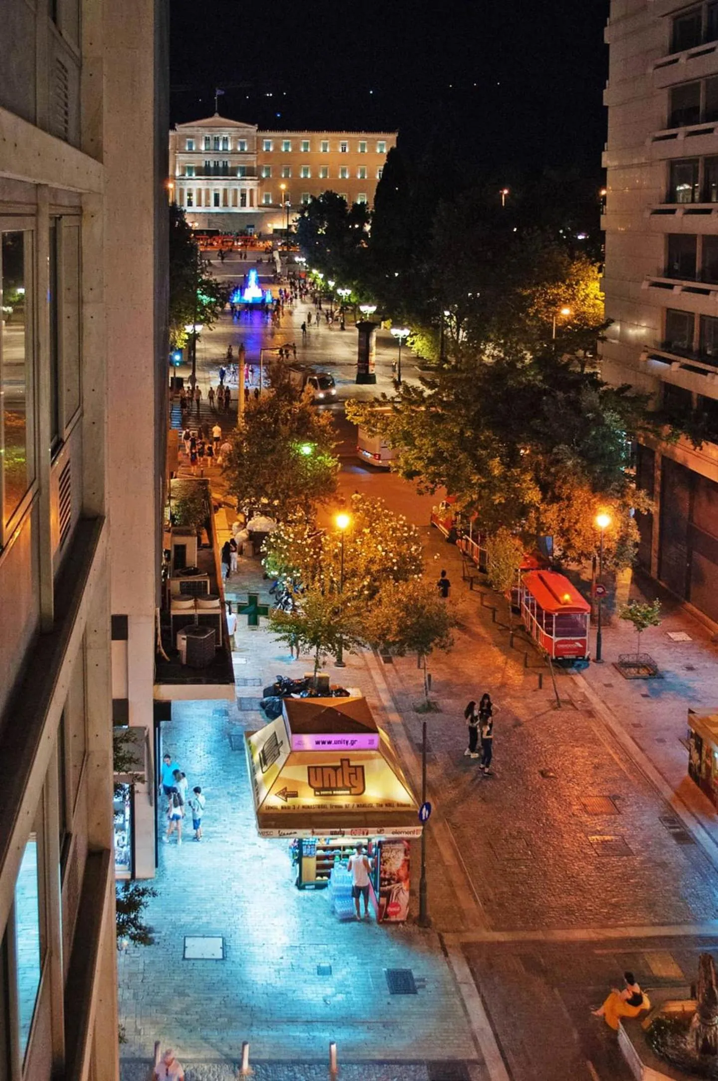 City view in Syntagma Spotlight Residence