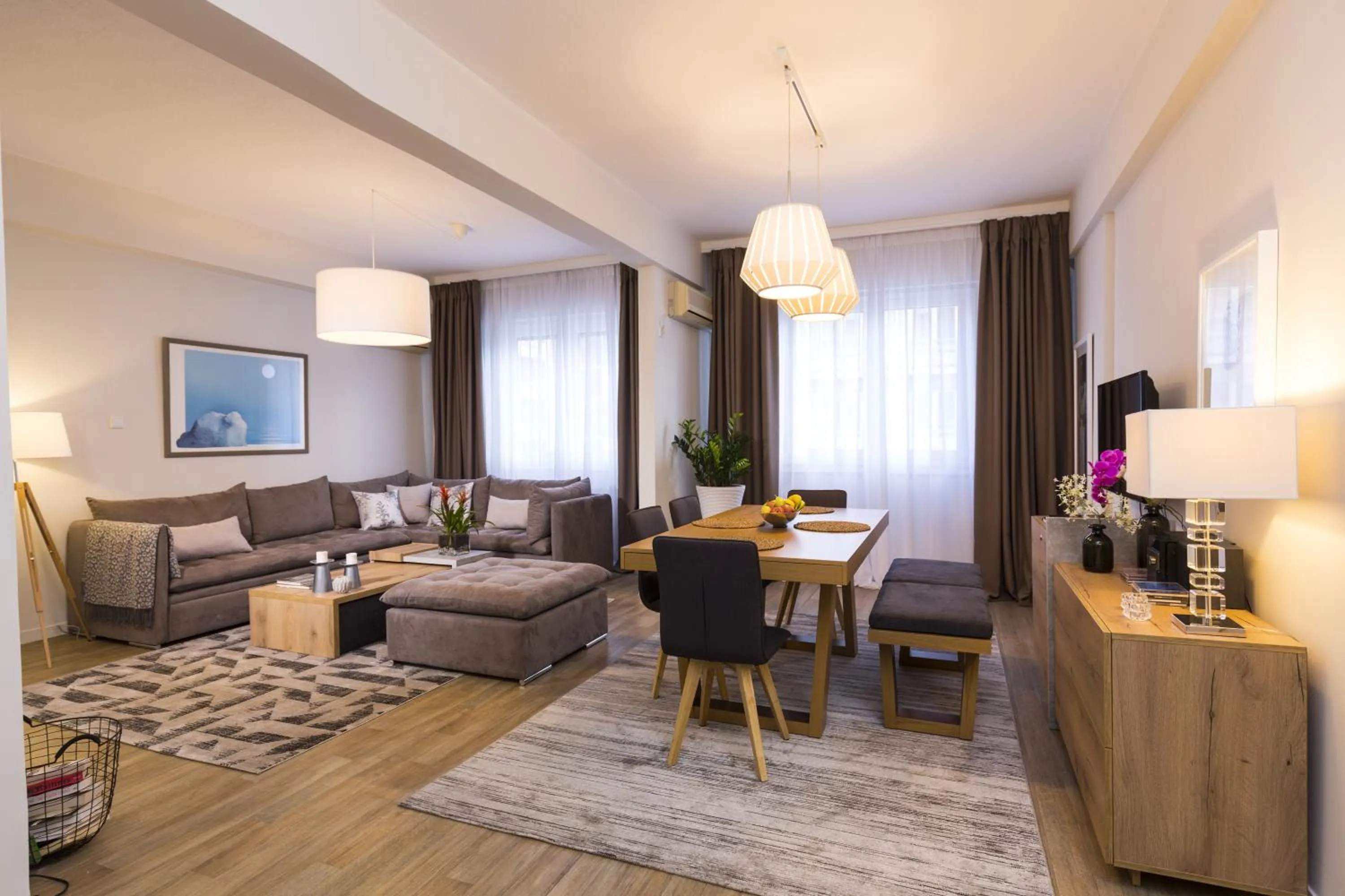Living room in Syntagma Spotlight Residence