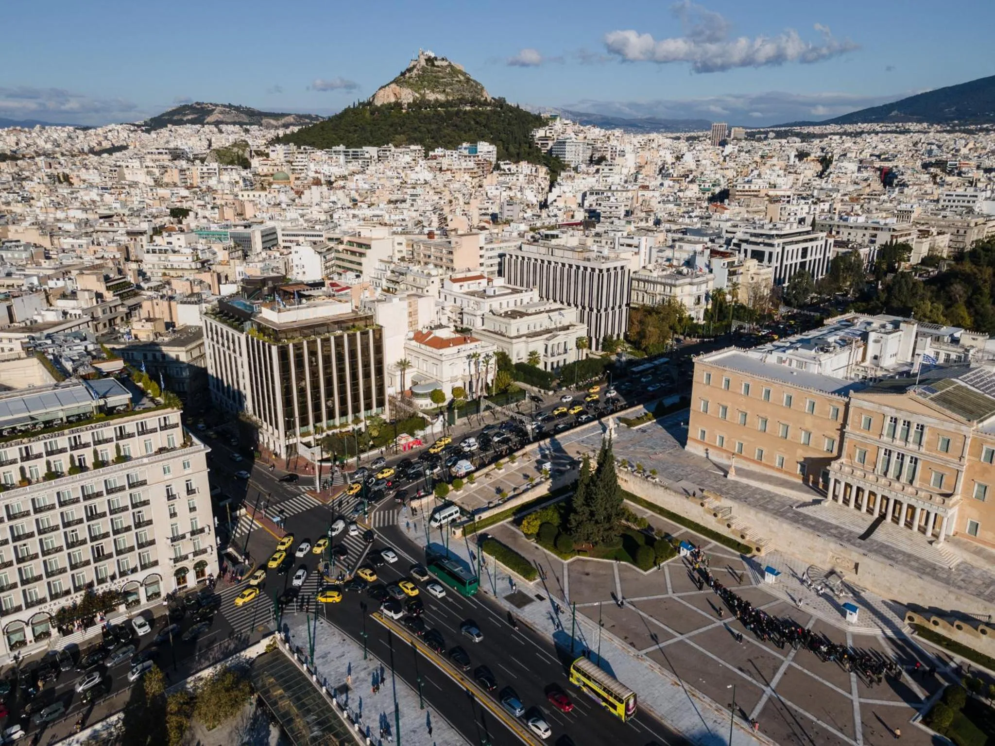 Bird's eye view in Syntagma Spotlight Residence