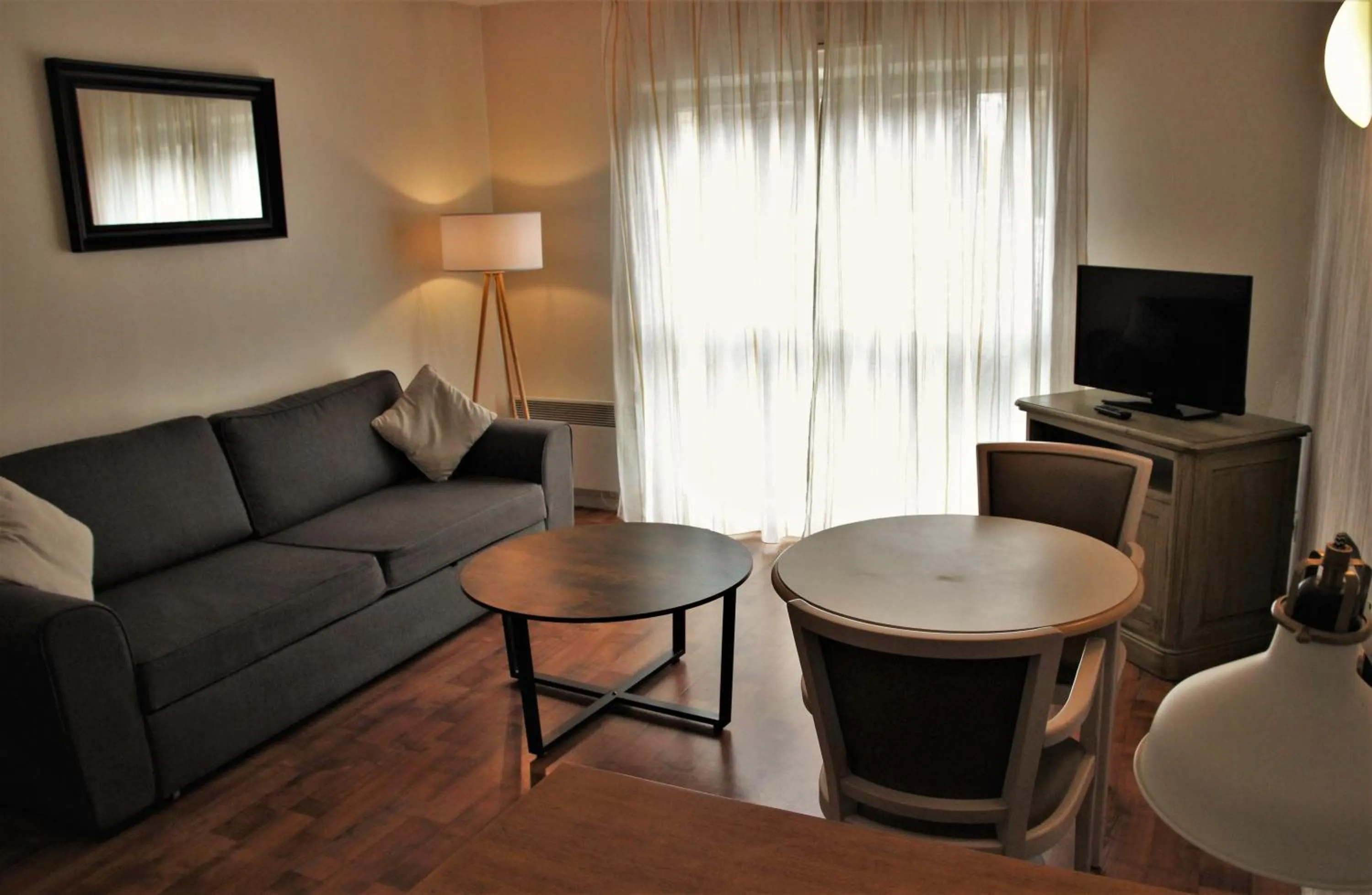 Seating area in Résidence Carouge Appart Hôtel