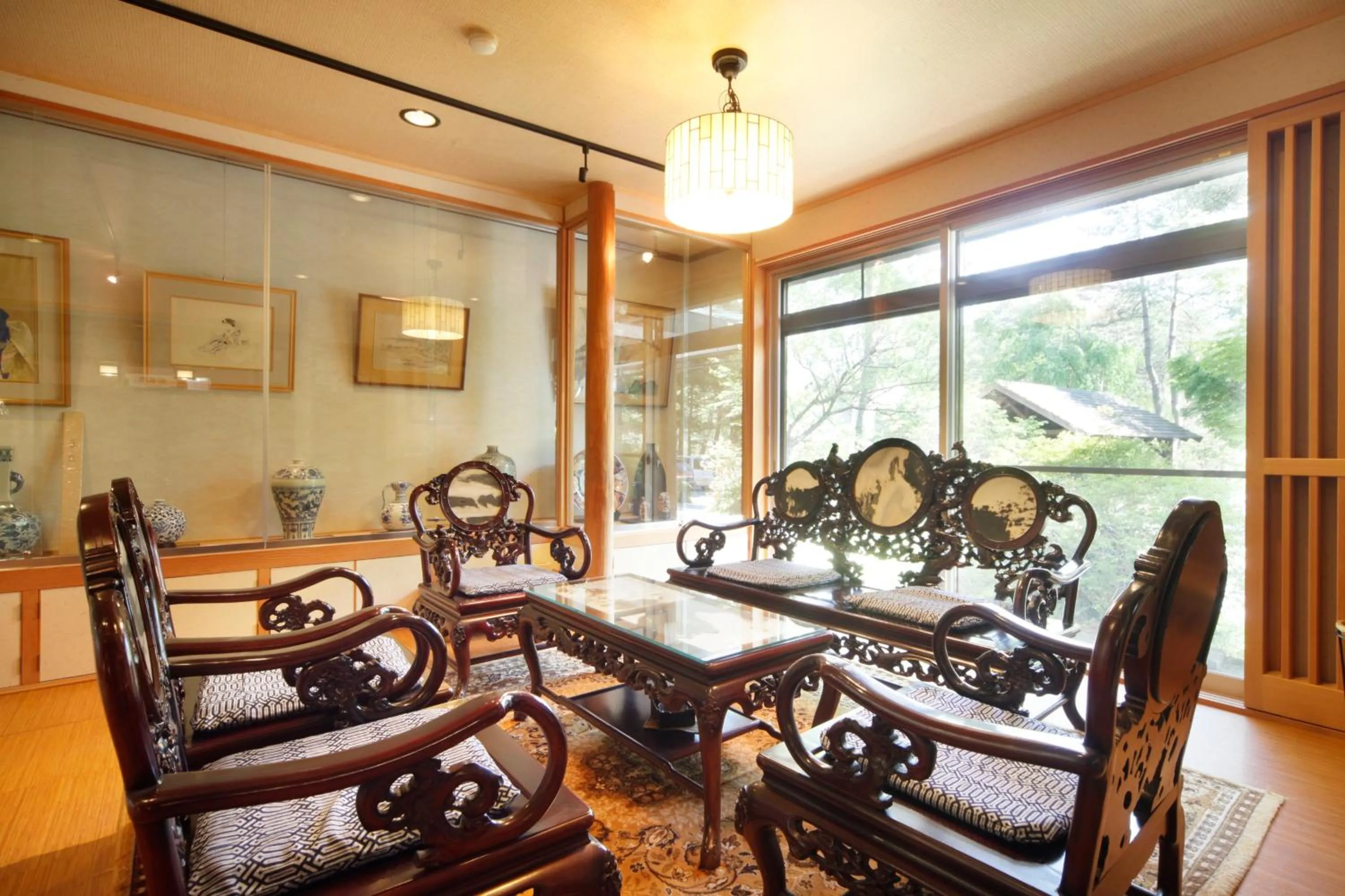 Lounge or bar in ELE Hotel Onsen Ryokufutei