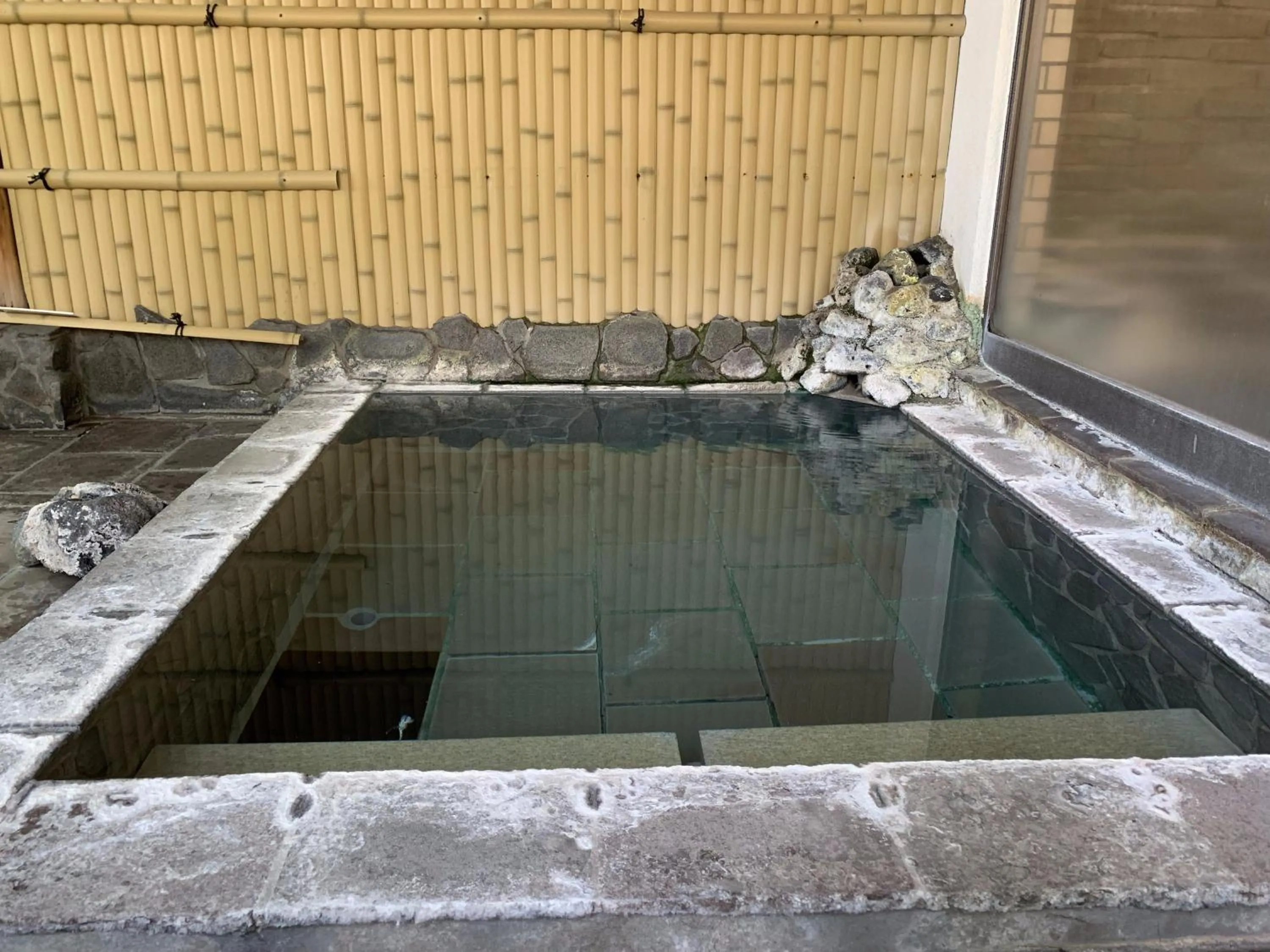 Hot Spring Bath in ELE Hotel Onsen Ryokufutei