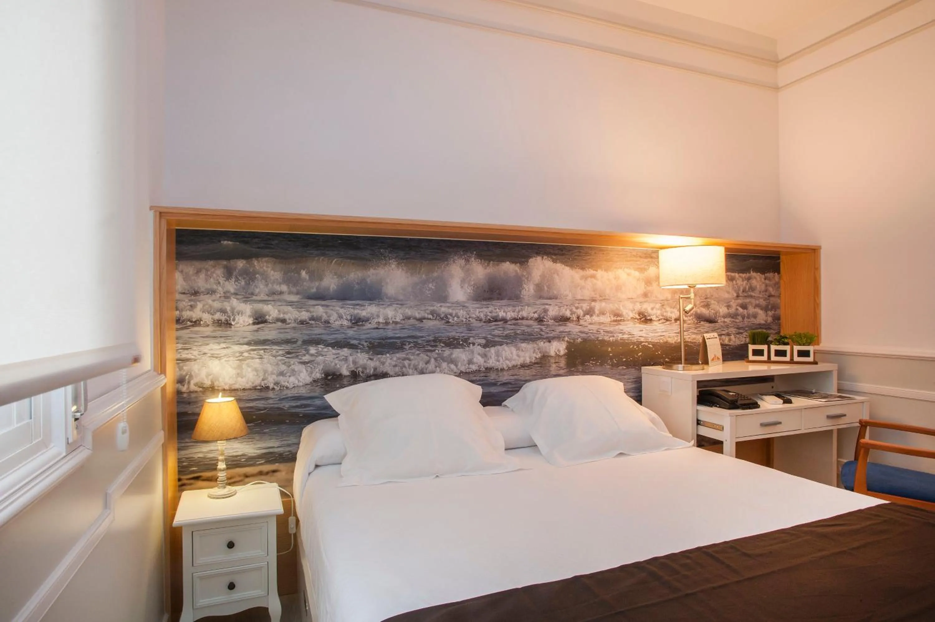 Bed in Hotel Ribes Roges