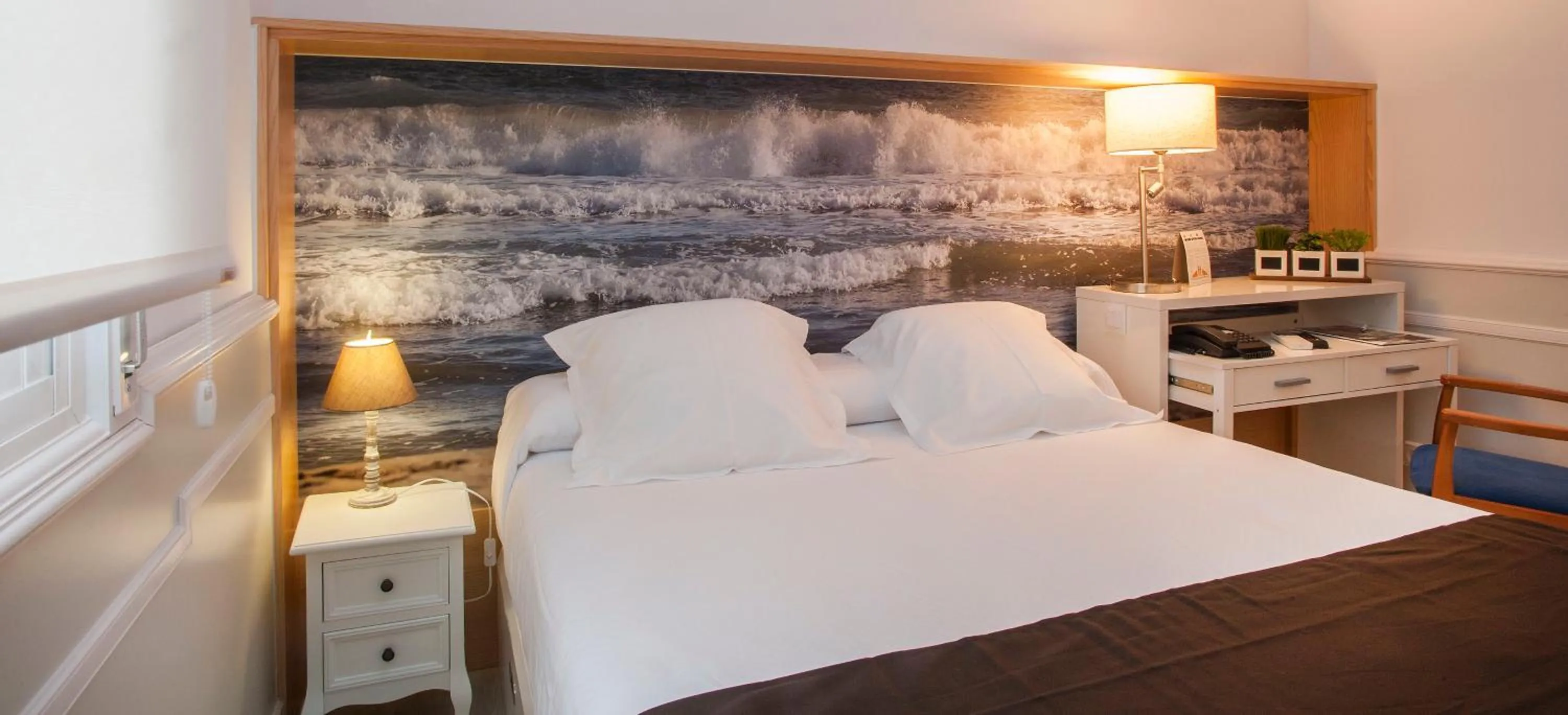 Bed in Hotel Ribes Roges