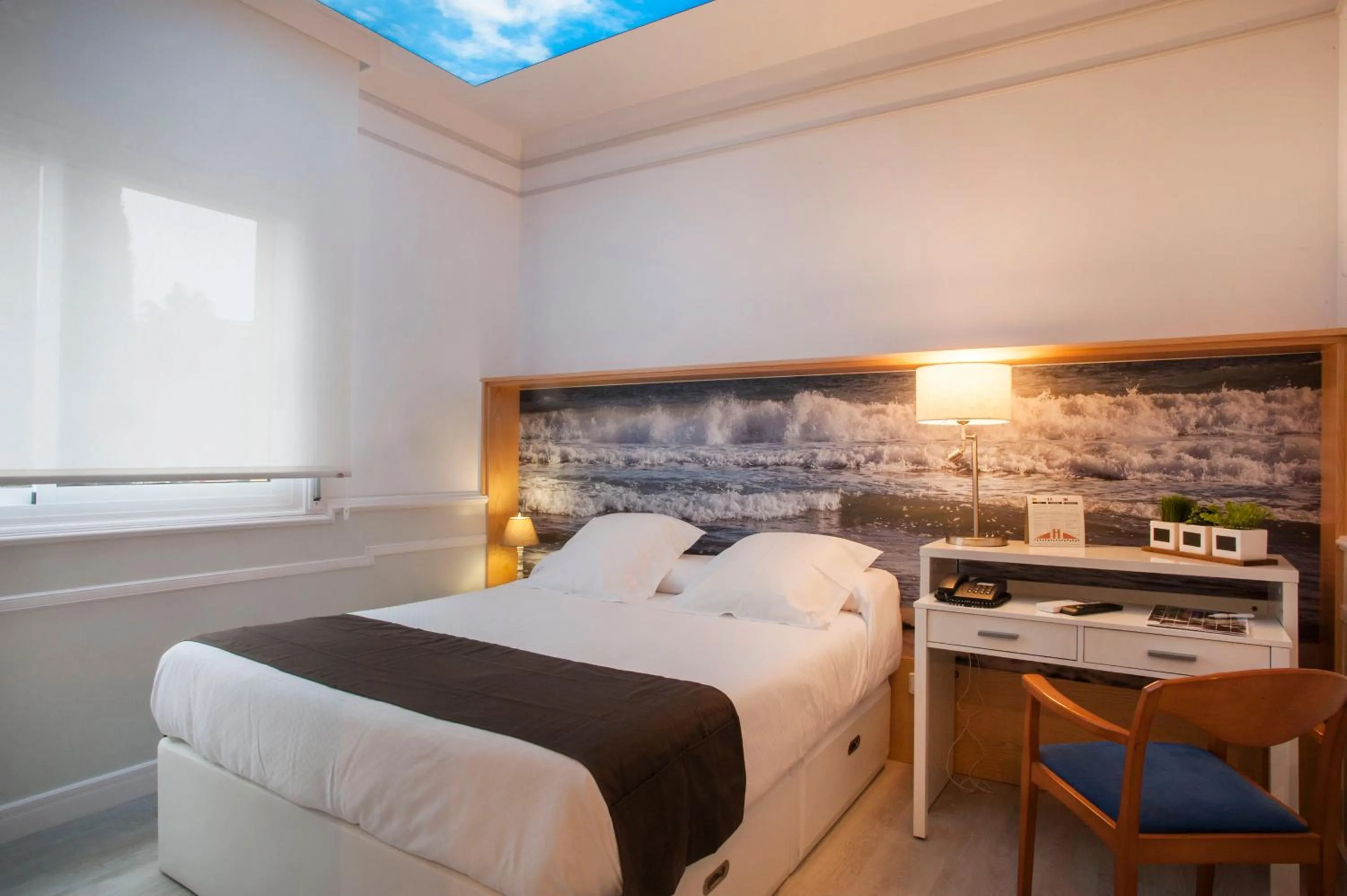 Bed in Hotel Ribes Roges