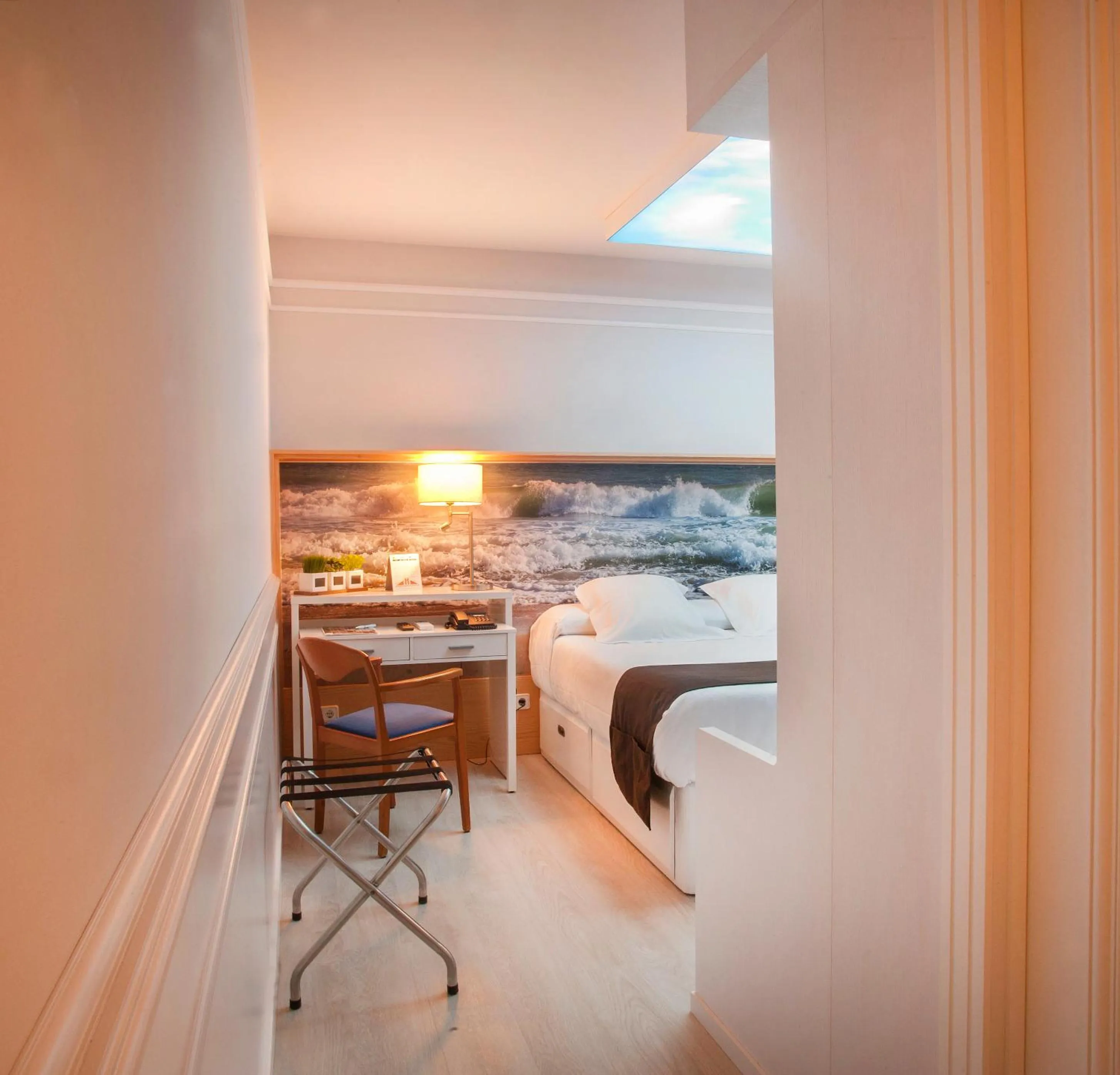 Bed in Hotel Ribes Roges