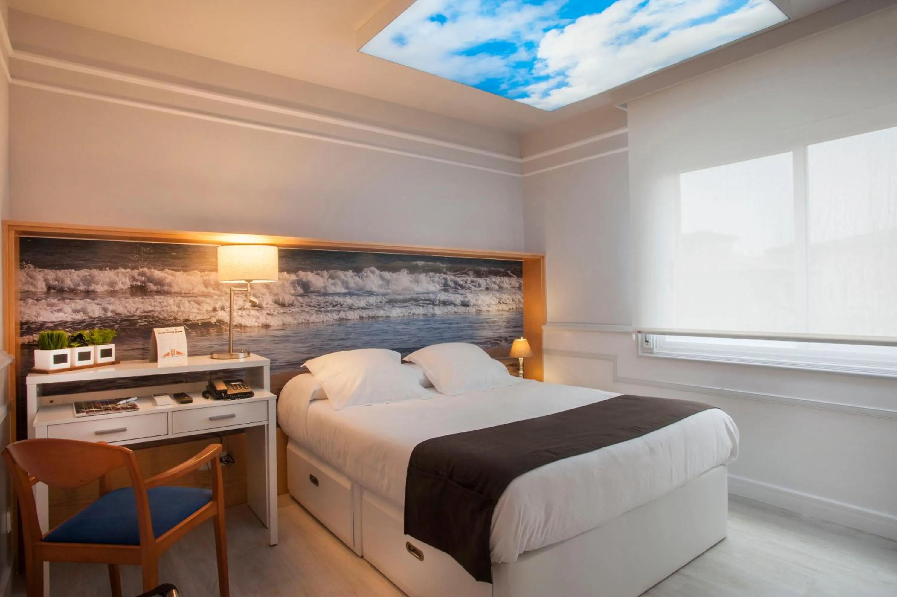 Bed in Hotel Ribes Roges