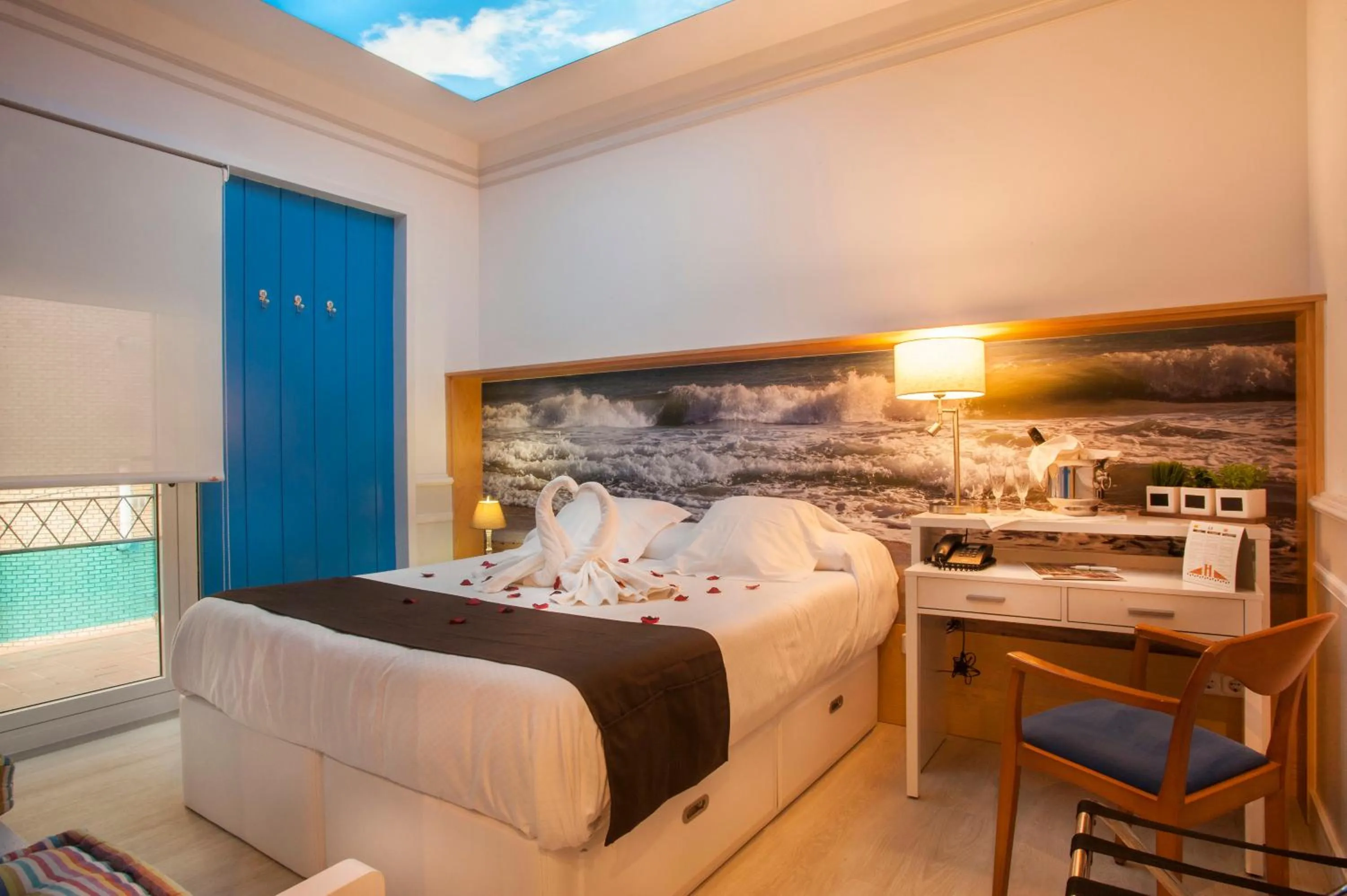 Bed in Hotel Ribes Roges