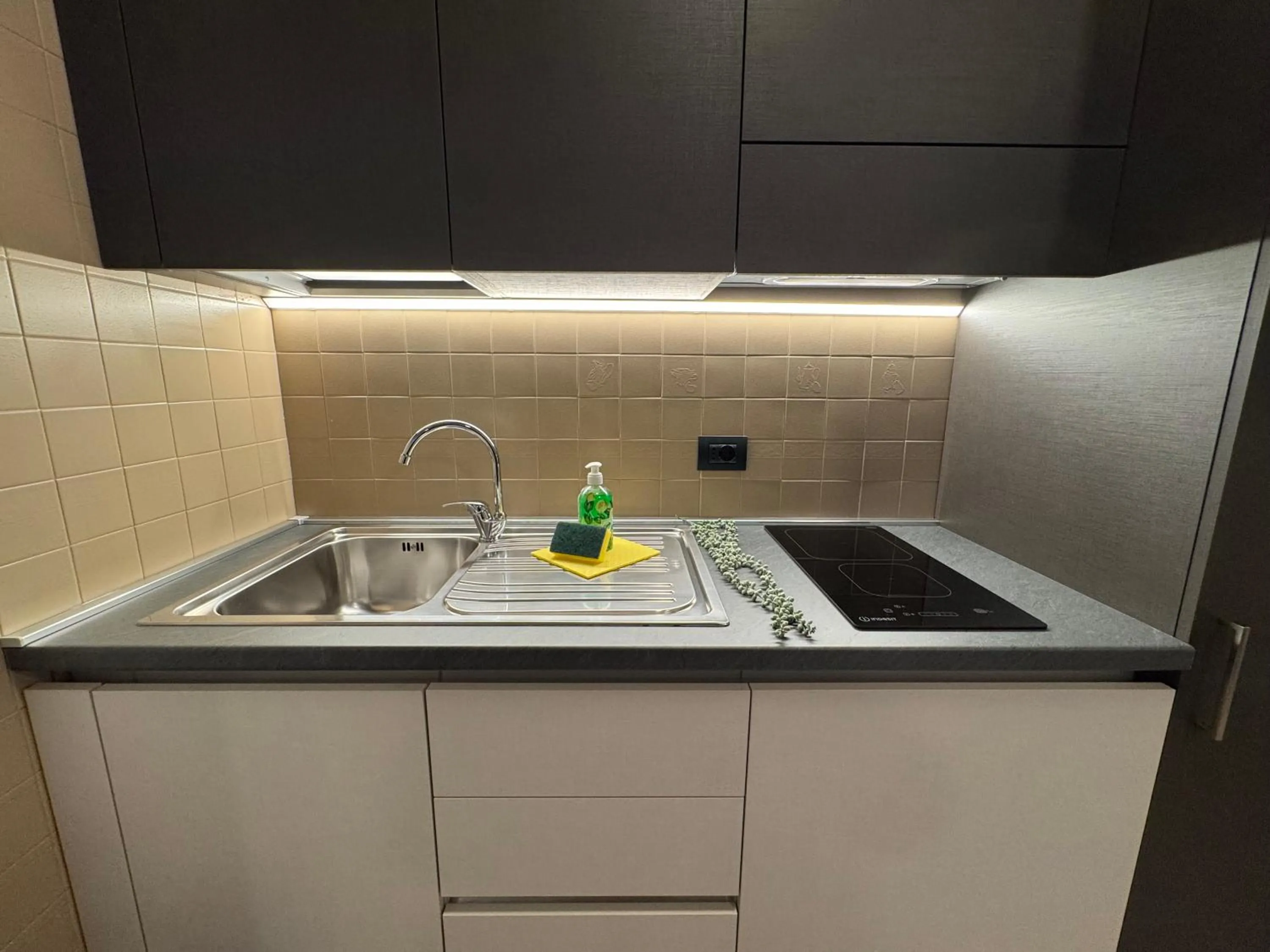 Kitchen or kitchenette in Residence le Spiagge