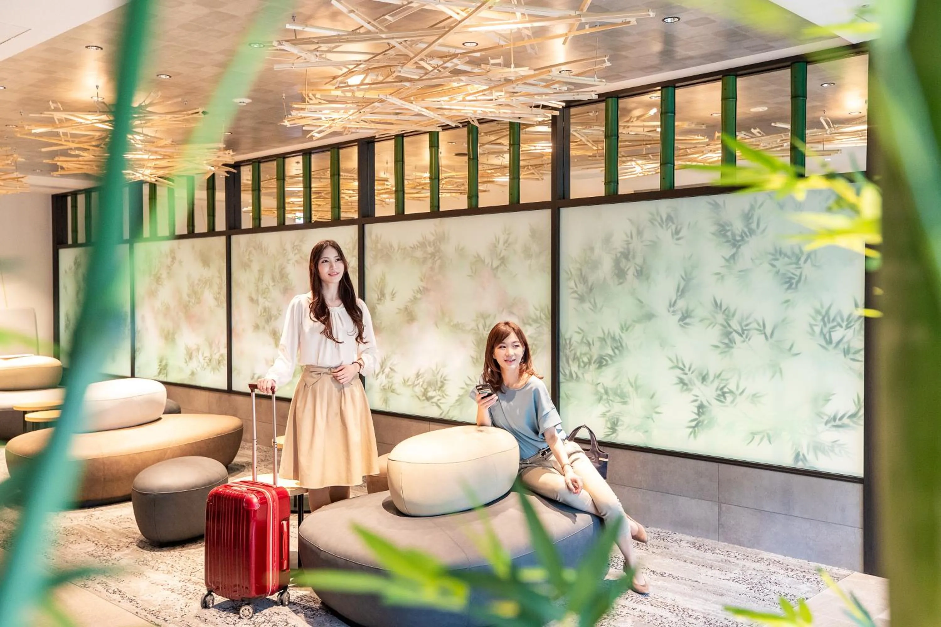 Decorative detail in Daiwa Roynet Hotel Nagoya Fushimi