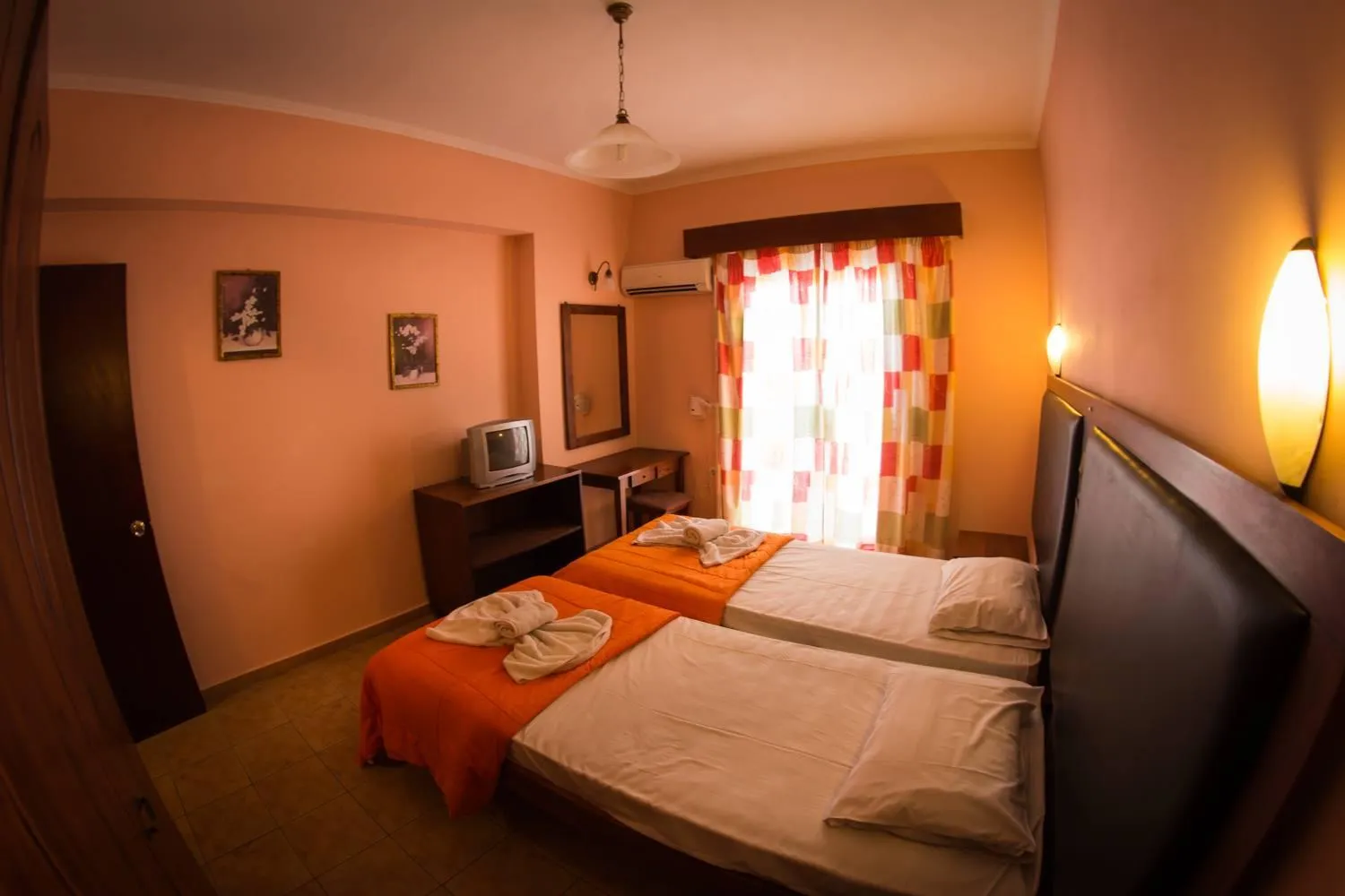 Photo of the whole room, Bed in Agoulos Beach Hotel