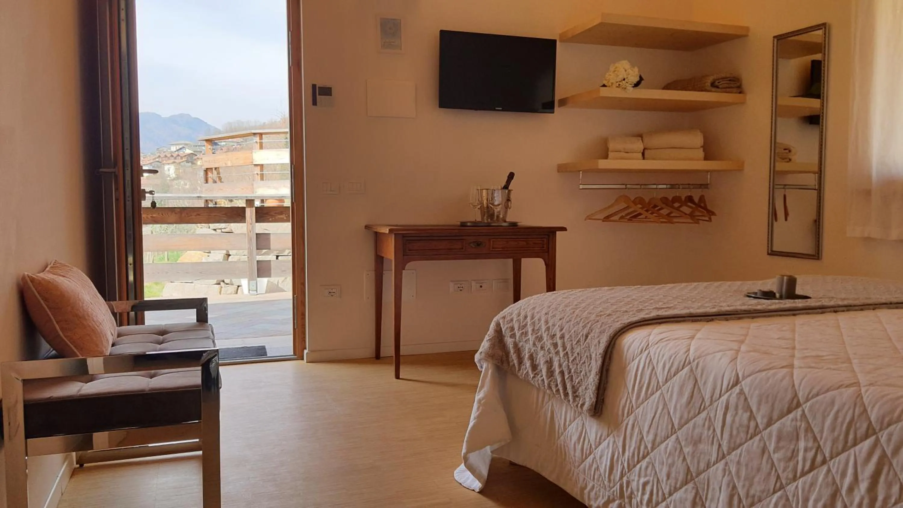 Bedroom, Bed in Maso al Sole Agriturismo