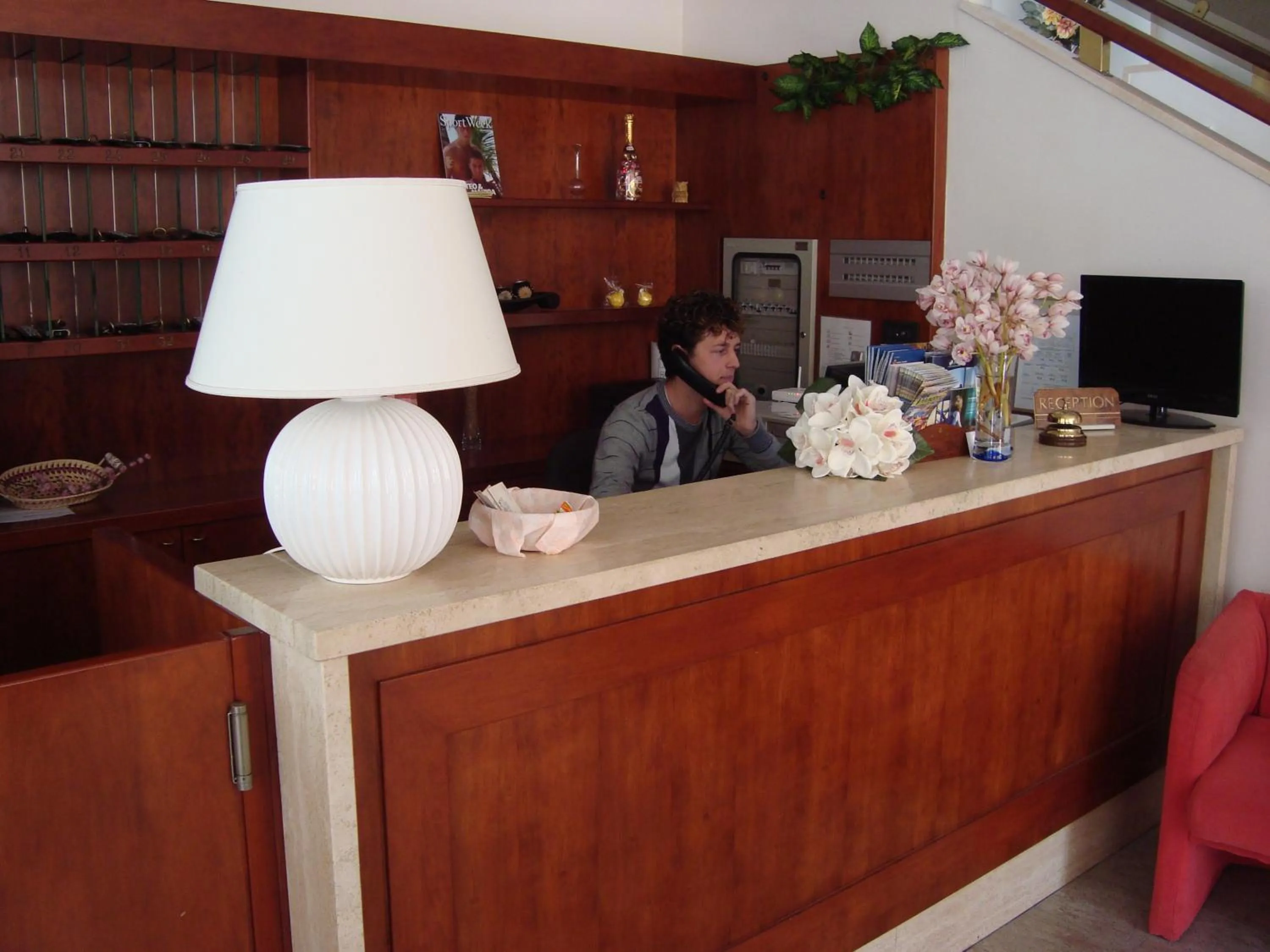 Lobby or reception in Florentia Hotel