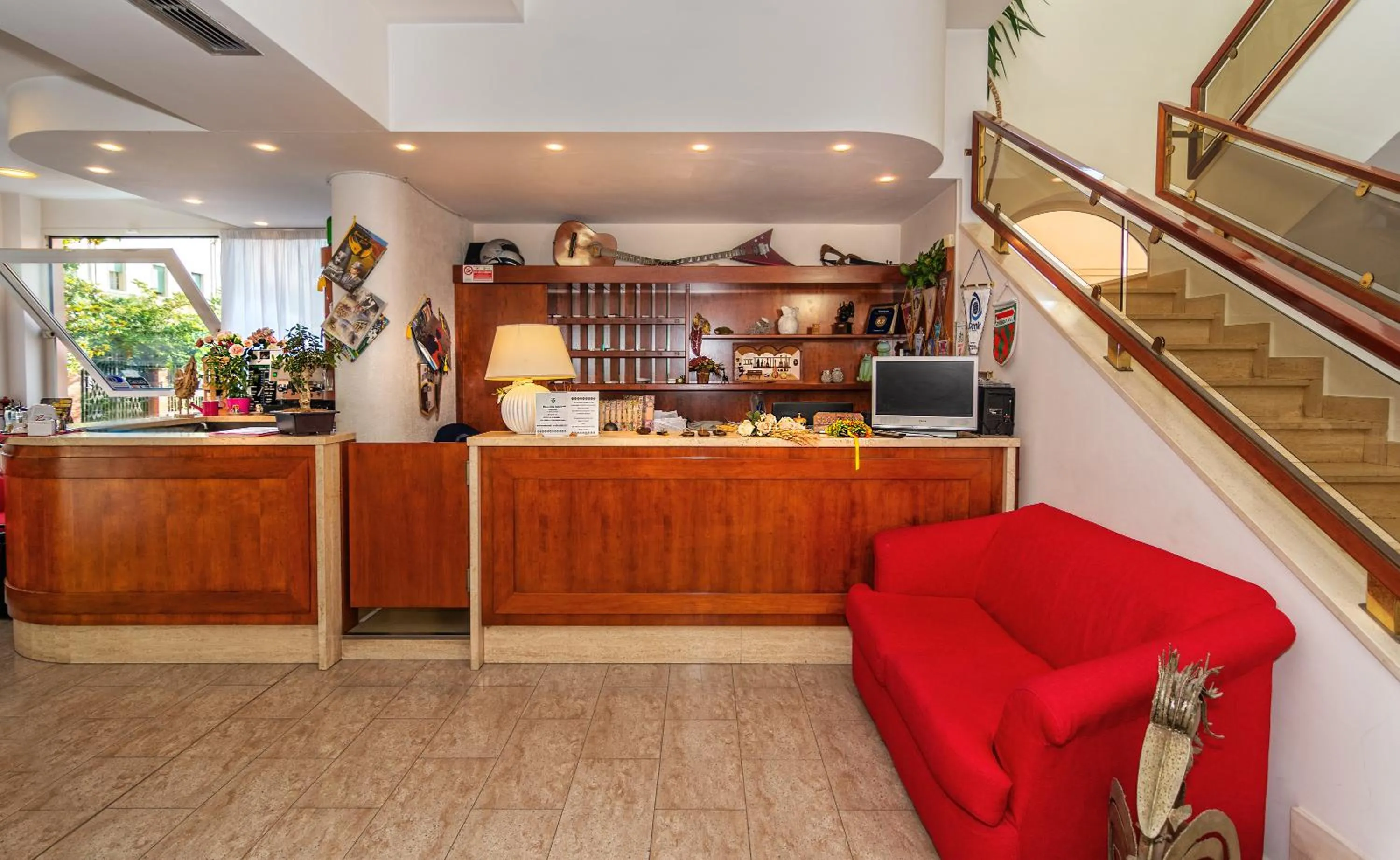 Lobby or reception in Florentia Hotel