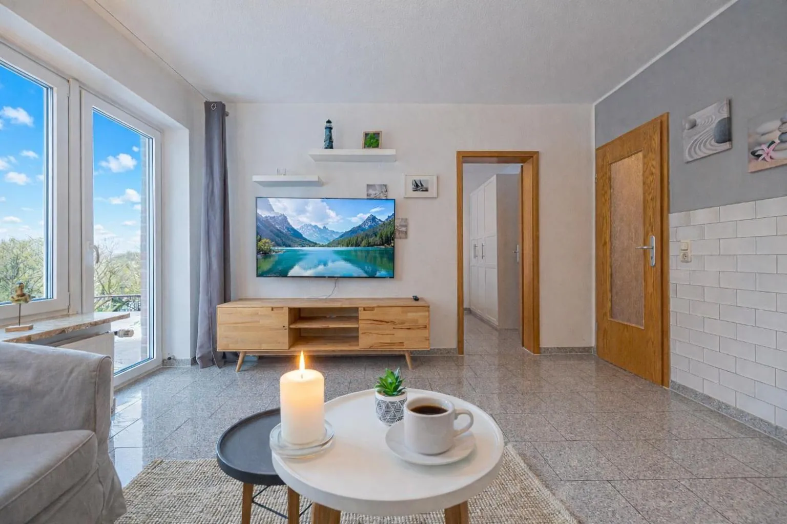 TV and multimedia in Appartementhaus Gouverneur-Maxse Büsum