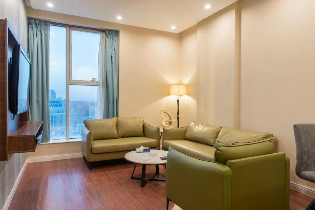 Living room in Hyatt Buyutat Serviced Apartments