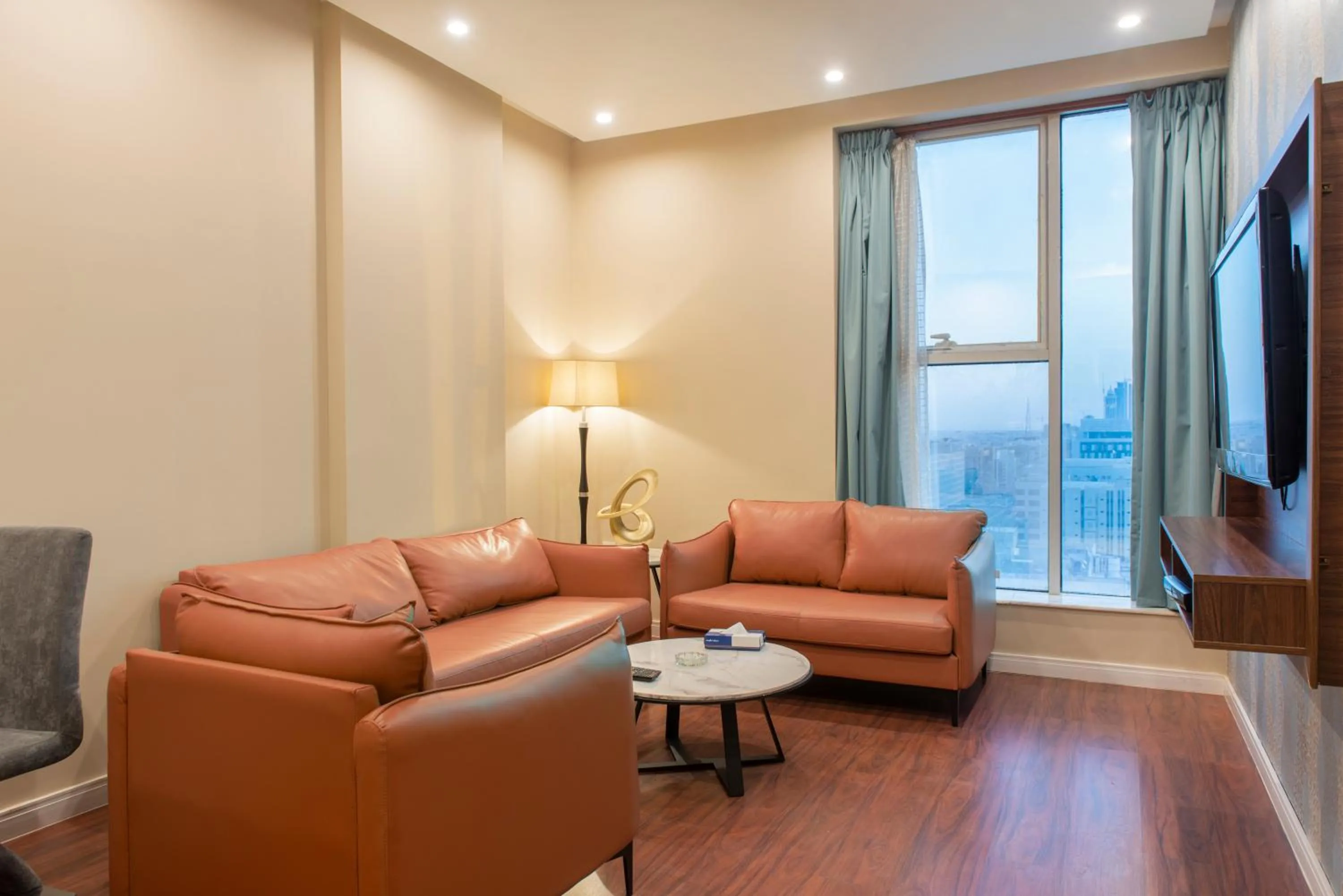 Living room in Hyatt Buyutat Serviced Apartments