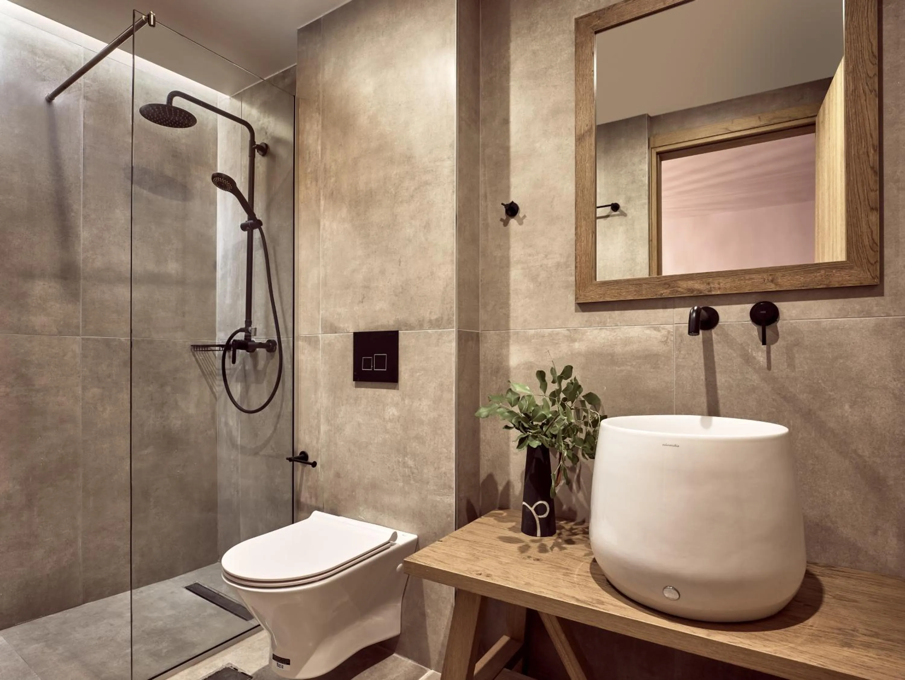 Deluxe Double Studio with Sea View in Troulis Apart-Hotel