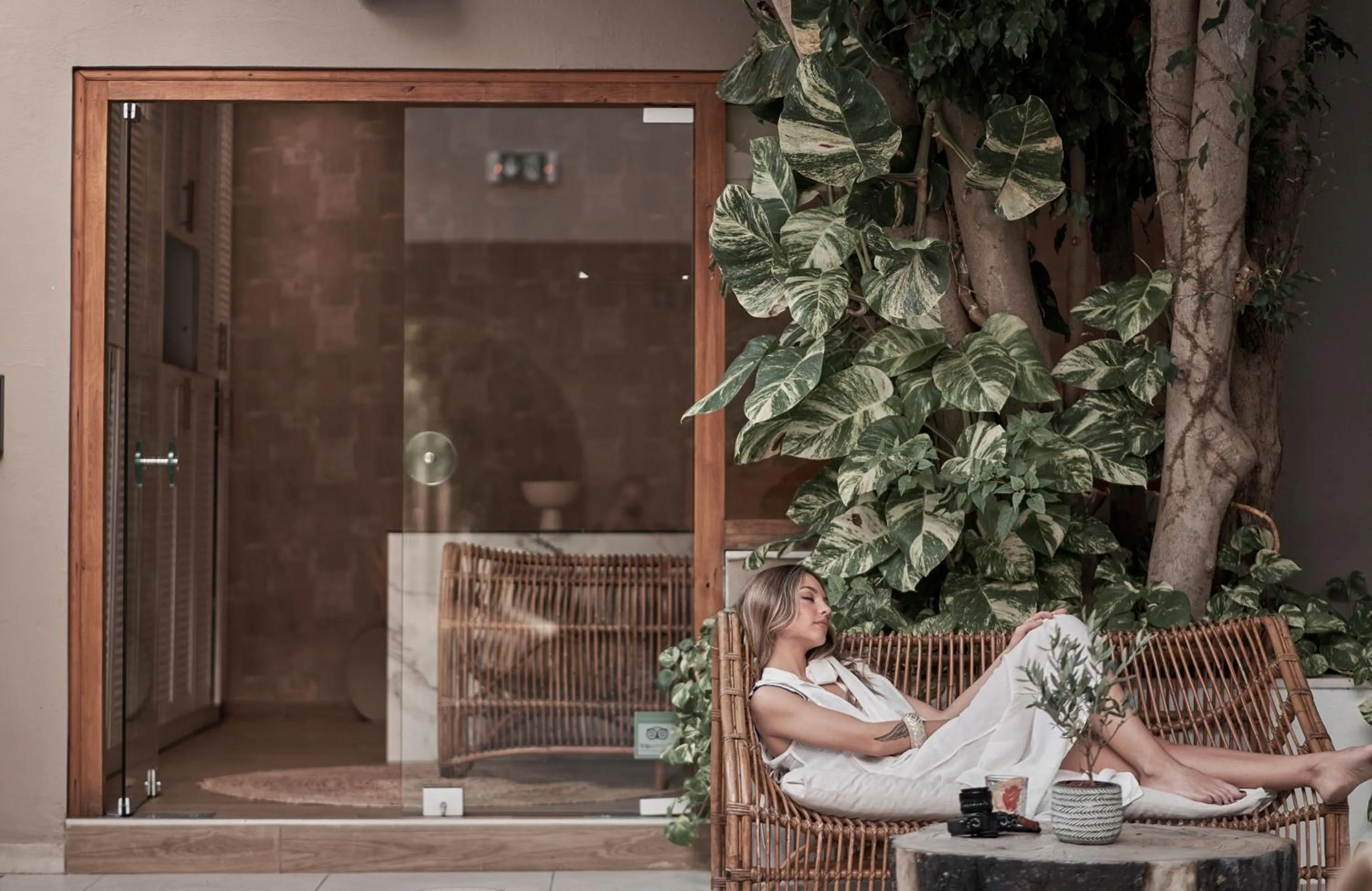 Lobby or reception in Troulis Apart-Hotel