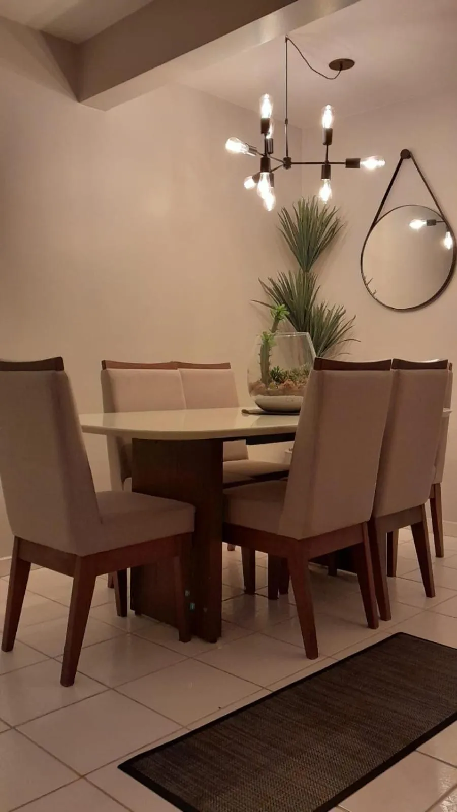 Dining area in Apto na Quadra do Mar e Vista para o Rio