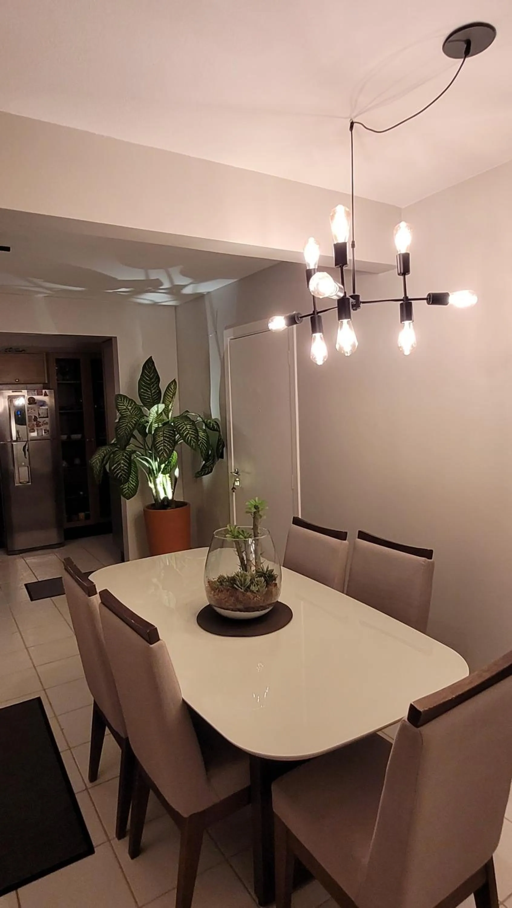 Dining area in Apto na Quadra do Mar e Vista para o Rio