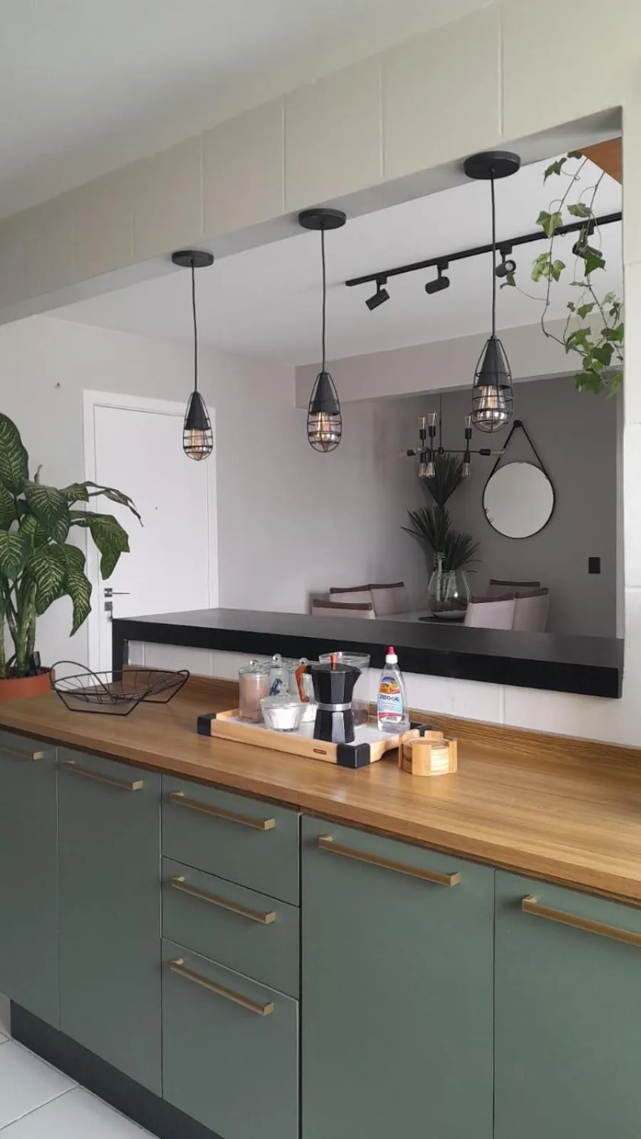 Dining area in Apto na Quadra do Mar e Vista para o Rio