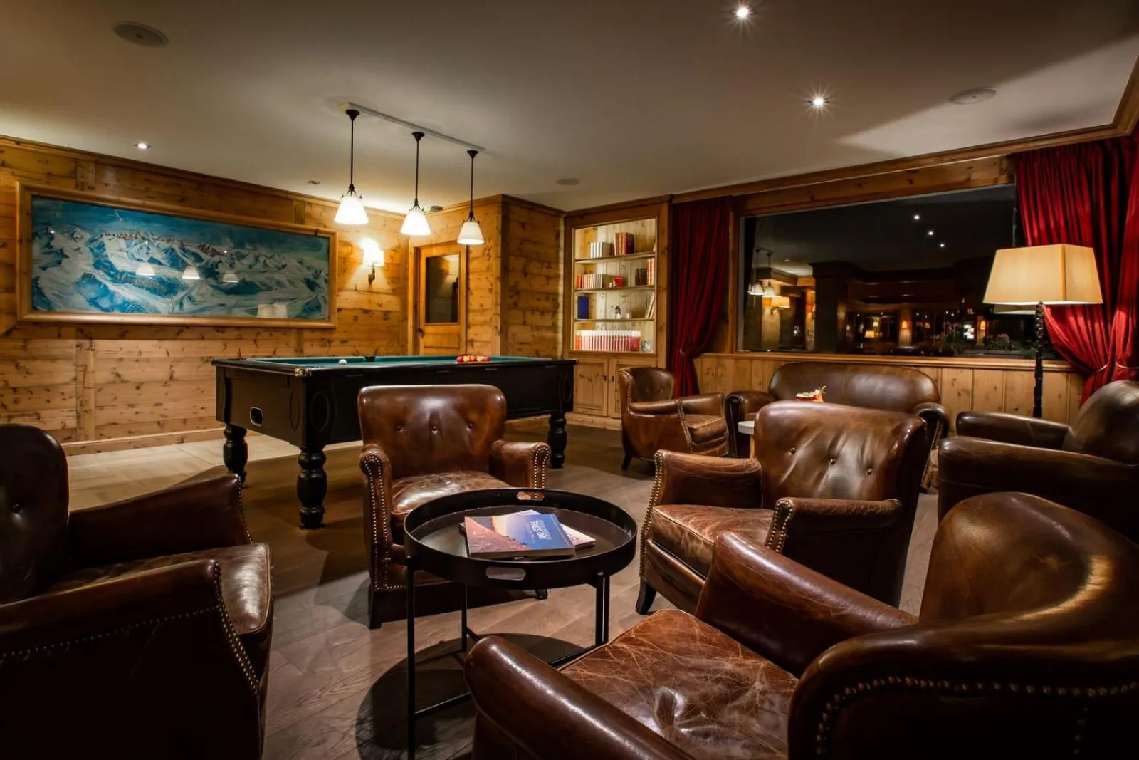 Living room in Hôtel Champs Fleuris Morzine