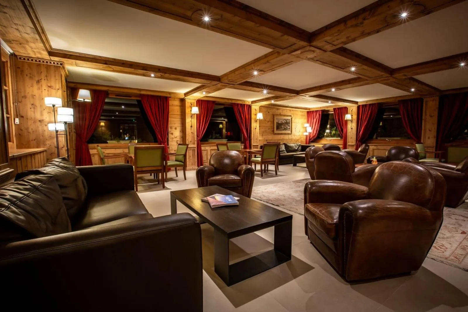 Living room in Hôtel Champs Fleuris Morzine