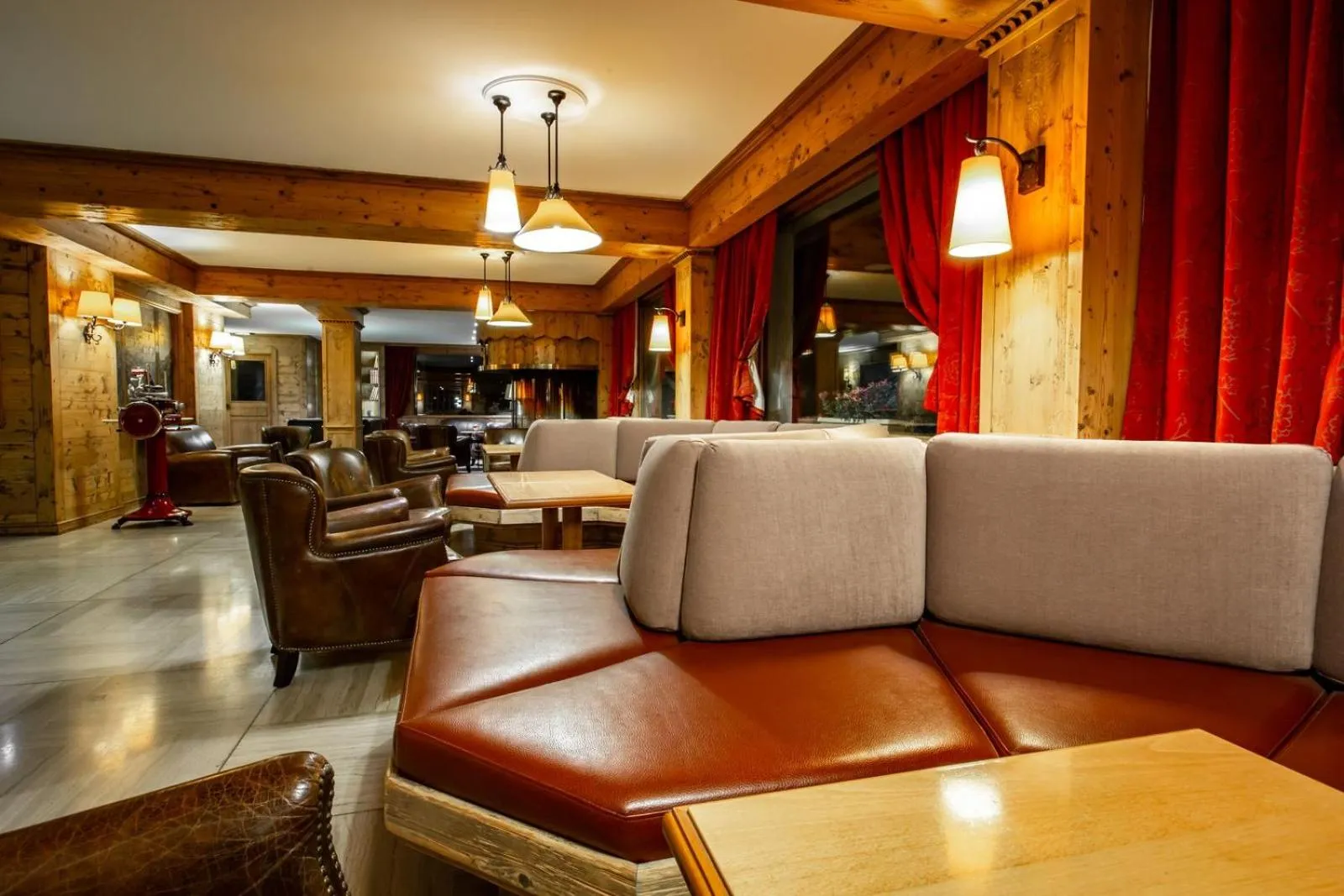 Living room in Hôtel Champs Fleuris Morzine